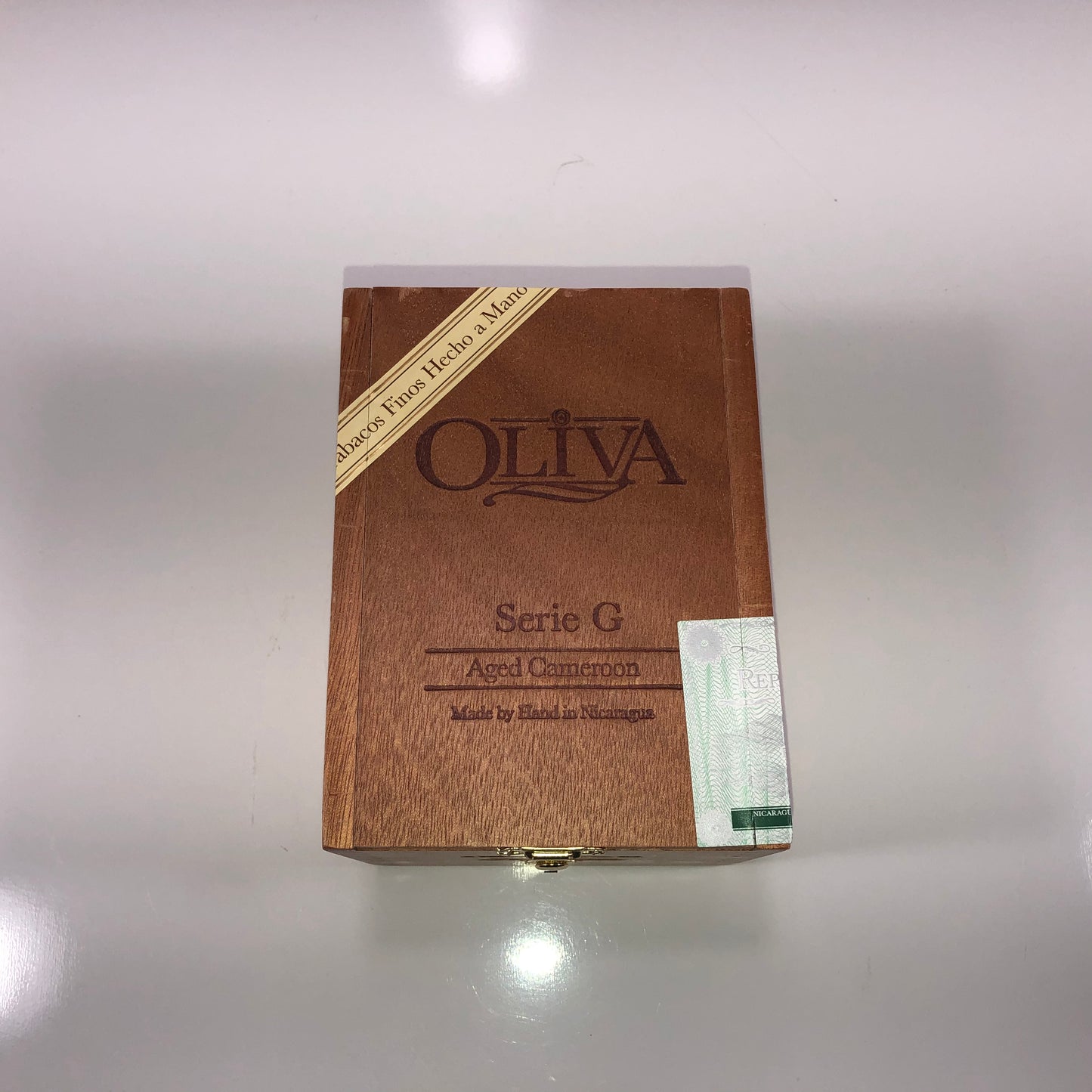 Oliva Serie G Belicoso Empty Wooden Cigar Box 4.25x6x4