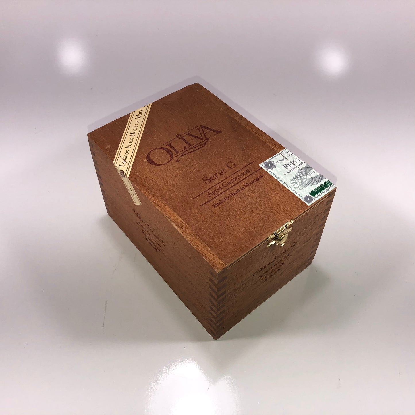 Oliva Serie G Toro Empty Wooden Cigar Box 4.75x6.75x4.25