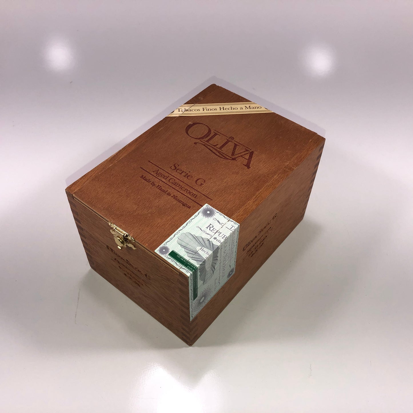 Oliva Serie G Toro Empty Wooden Cigar Box 4.75x6.75x4.25