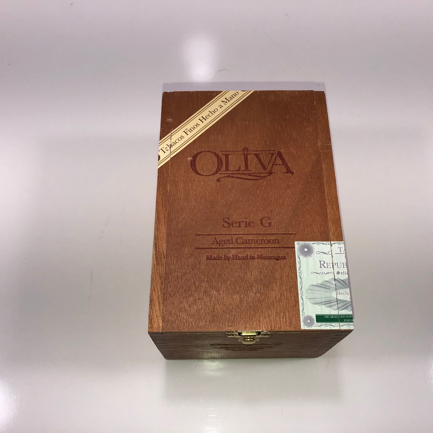 Oliva Serie G Toro Empty Wooden Cigar Box 4.75x6.75x4.25