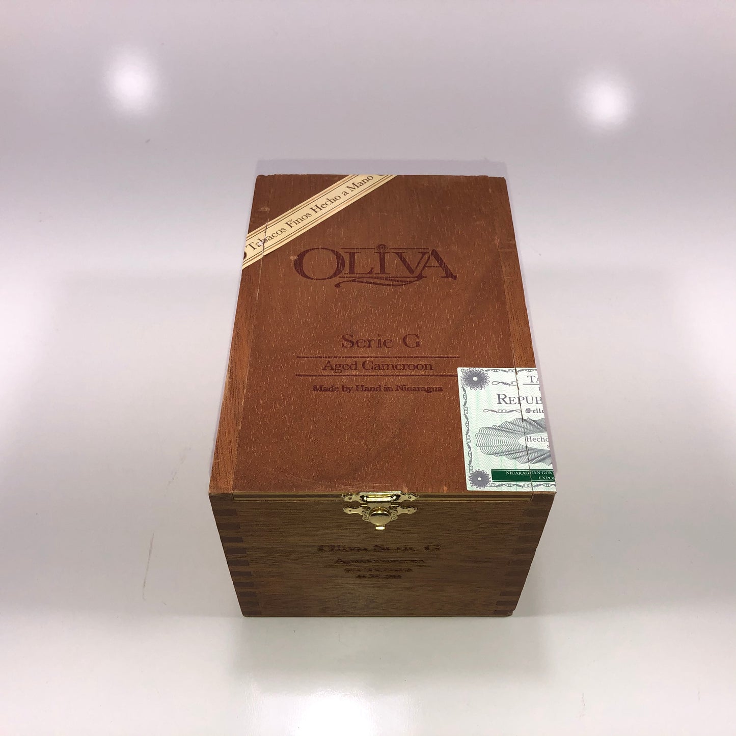 Oliva Serie G Toro Empty Wooden Cigar Box 4.75x6.75x4.25