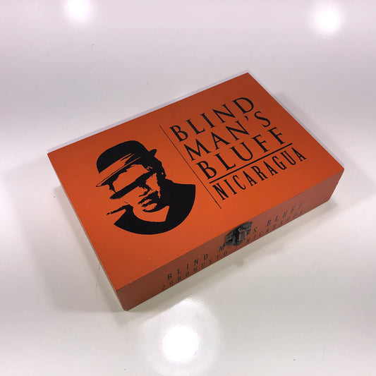 Blind Man’s Bluff Robusto Empty Wooden Cigar Box 8.75x6x2