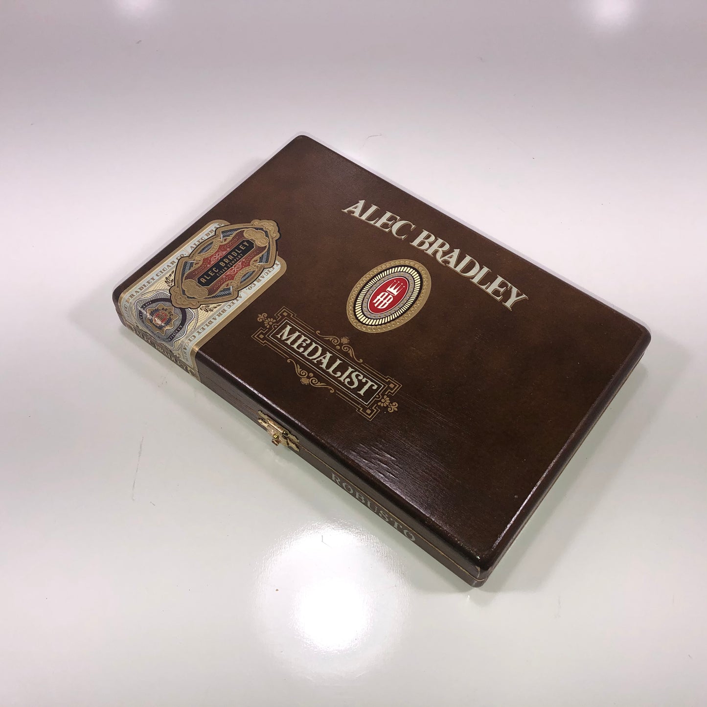 Alec Bradley Medalist Empty Wooden Cigar Box 8.75x6x1.25