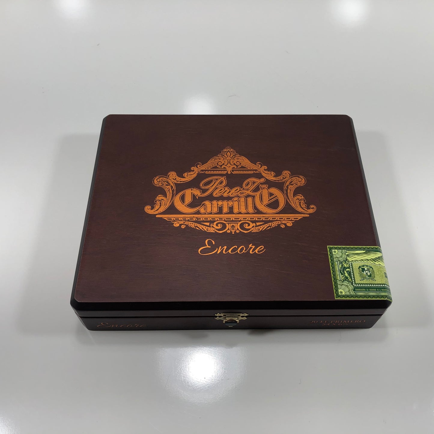 Ep Carrillo El Primero Empty Wooden Cigar Box 9.75x8.25x2