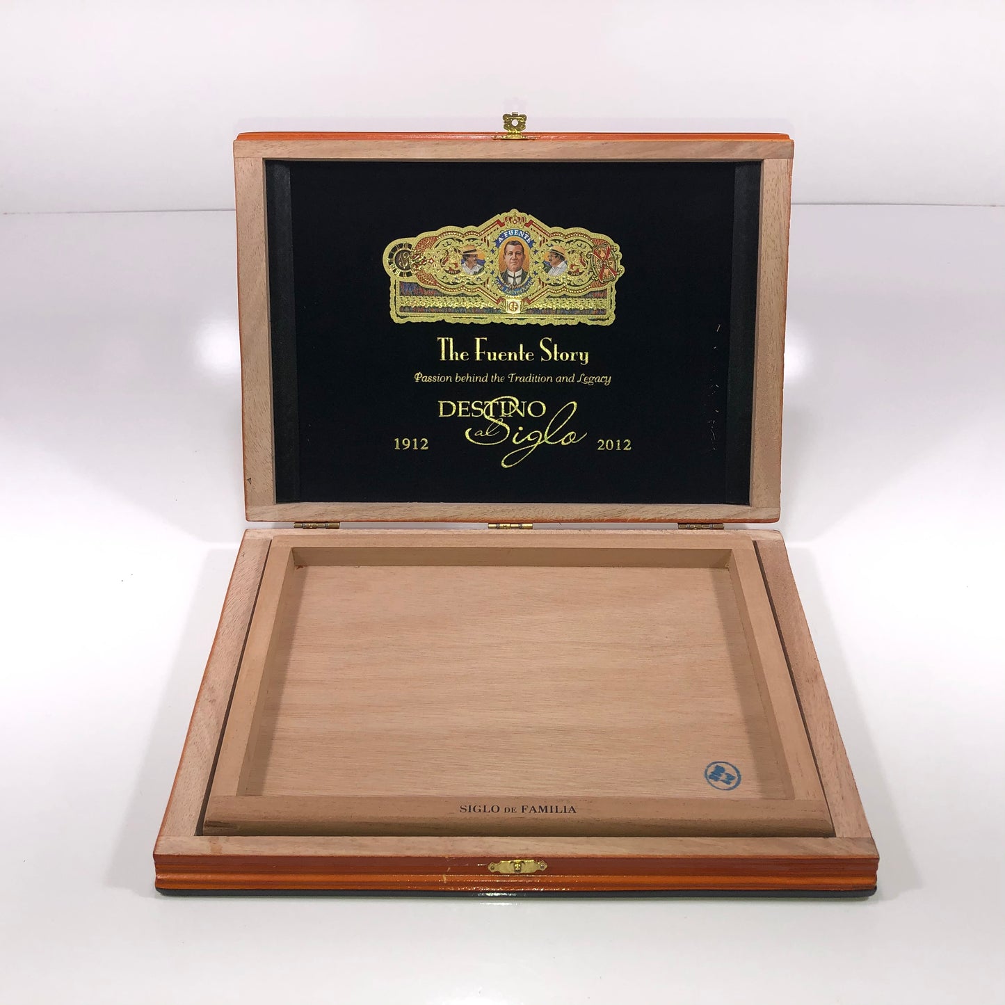 Arturo Fuente Destino Siglo De Familia Empty Wooden Cigar Box 8.5x12x1.5