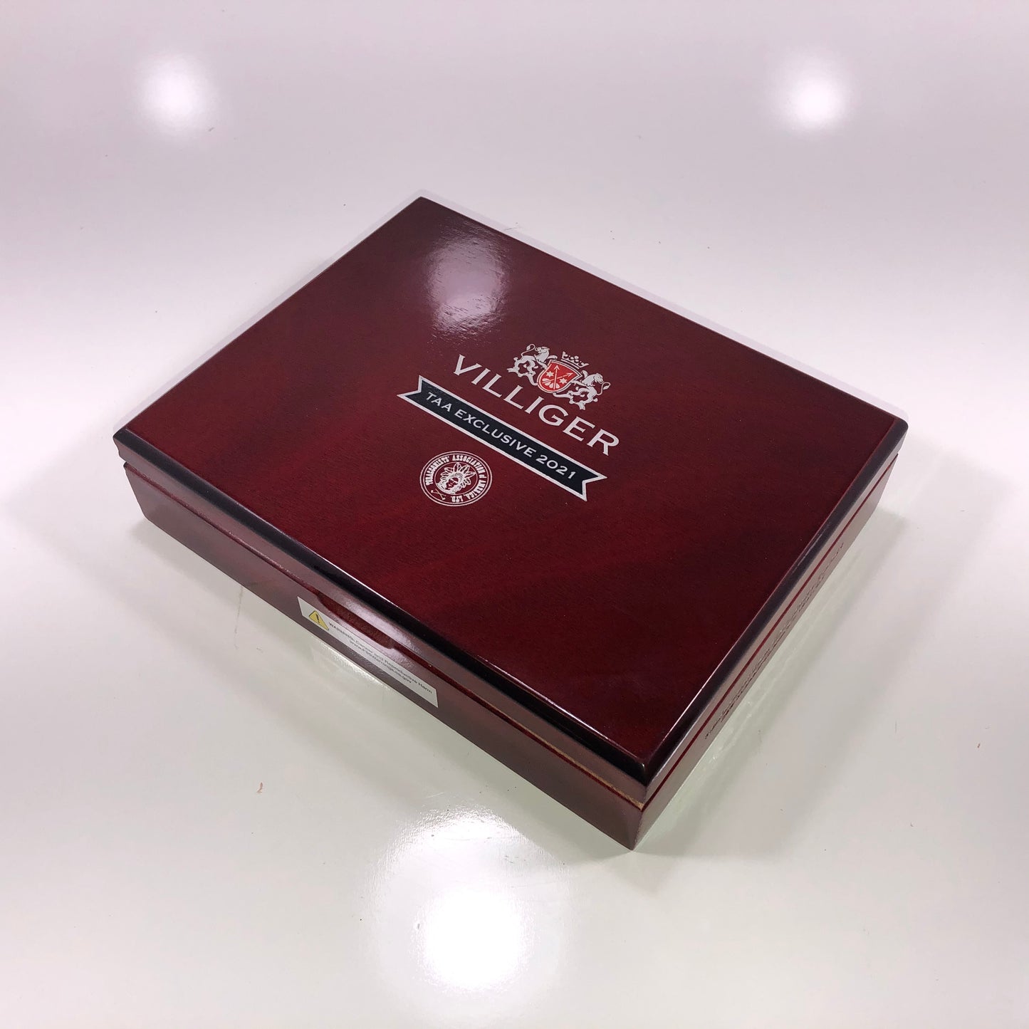 Villiger TAA Exclusive 2021 Empty Wooden Cigar Box 9.25x7x2