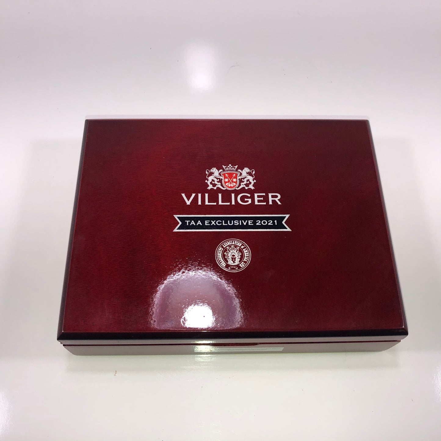 Villiger TAA Exclusive 2021 Empty Wooden Cigar Box 9.25x7x2