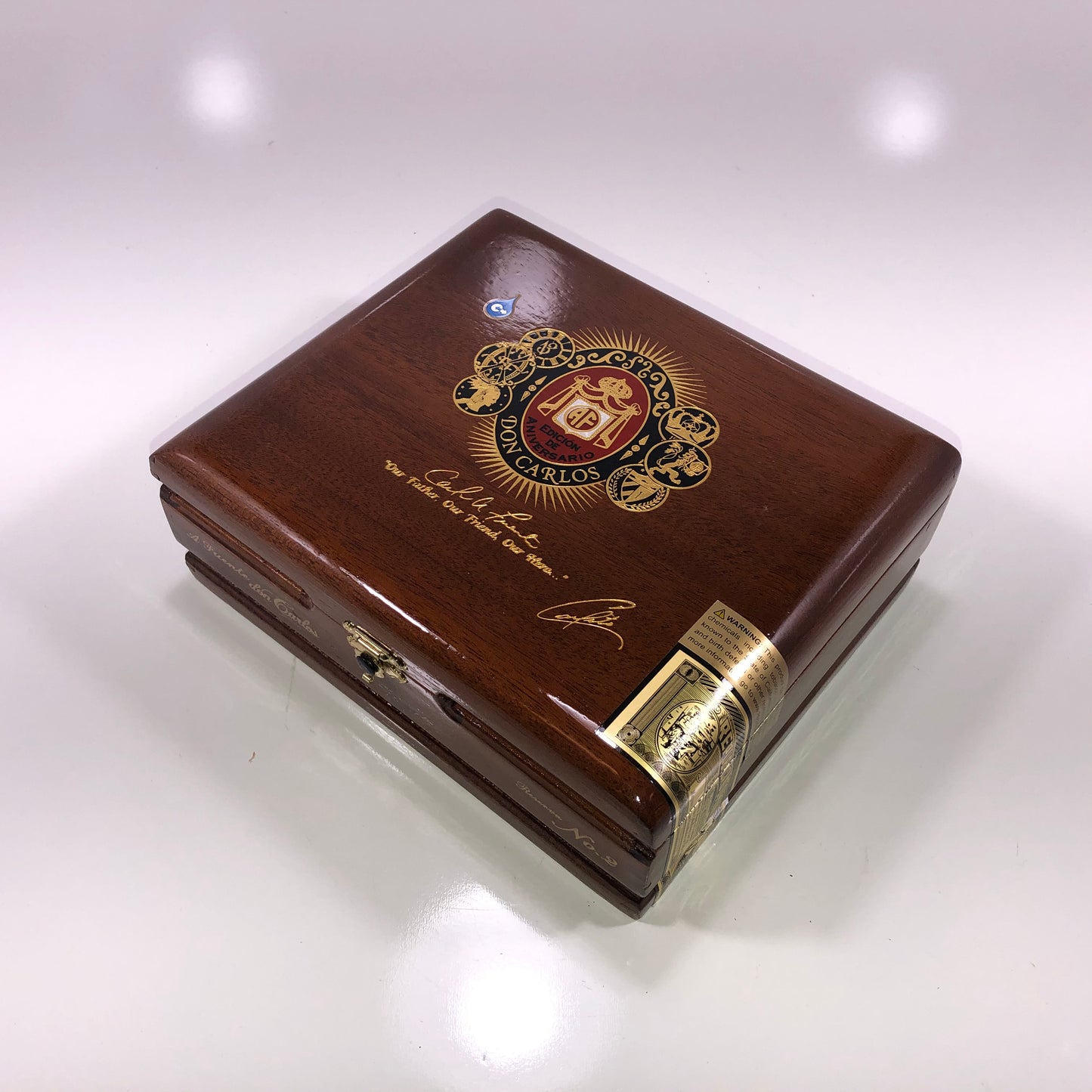 Arturo Fuente Don Carlos No2 Empty Wooden Cigar Box 8.25x6.75x3