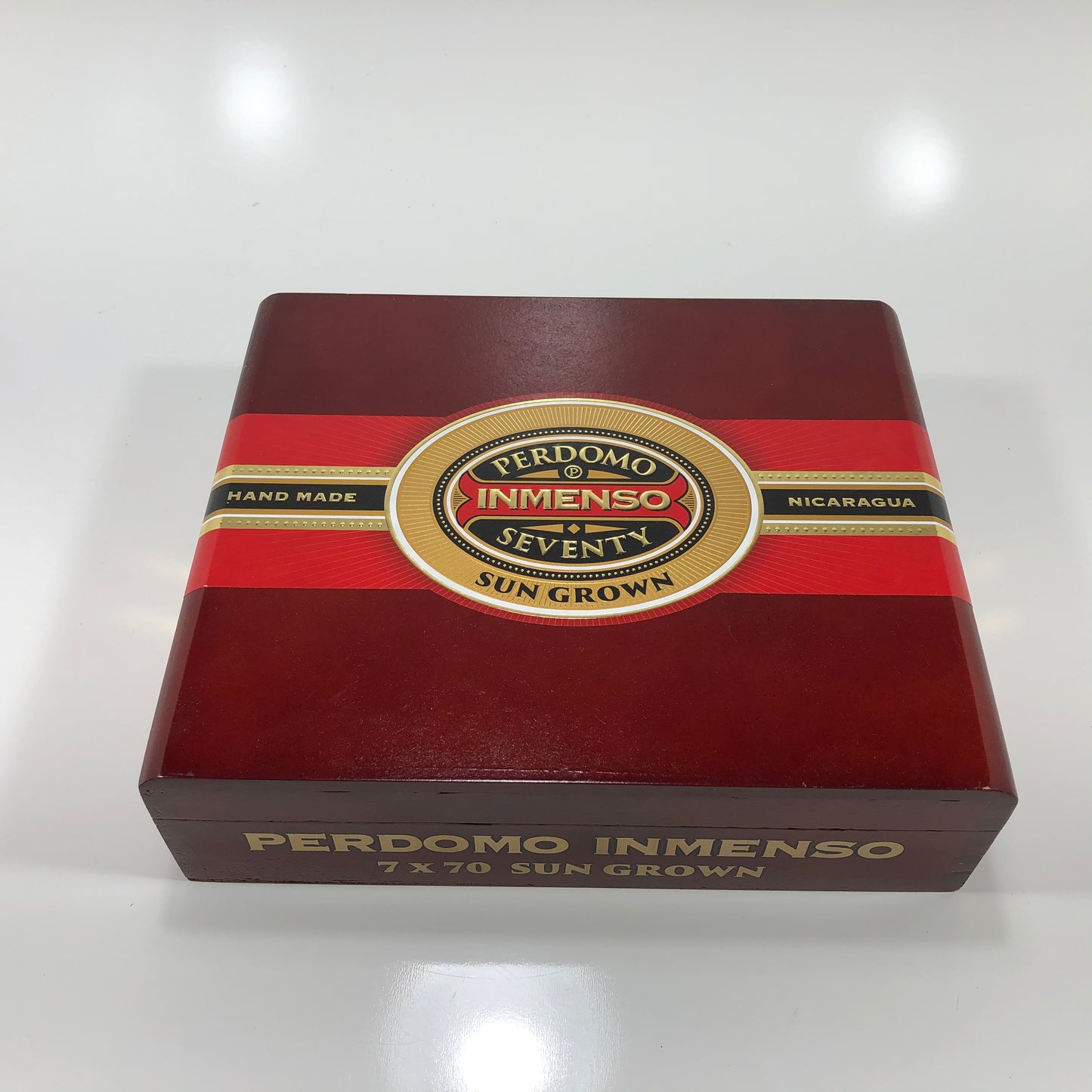 Perdomo Inmenso 7x70 Sungrown Empty Wooden Cigar Box 9.75x8x2.75