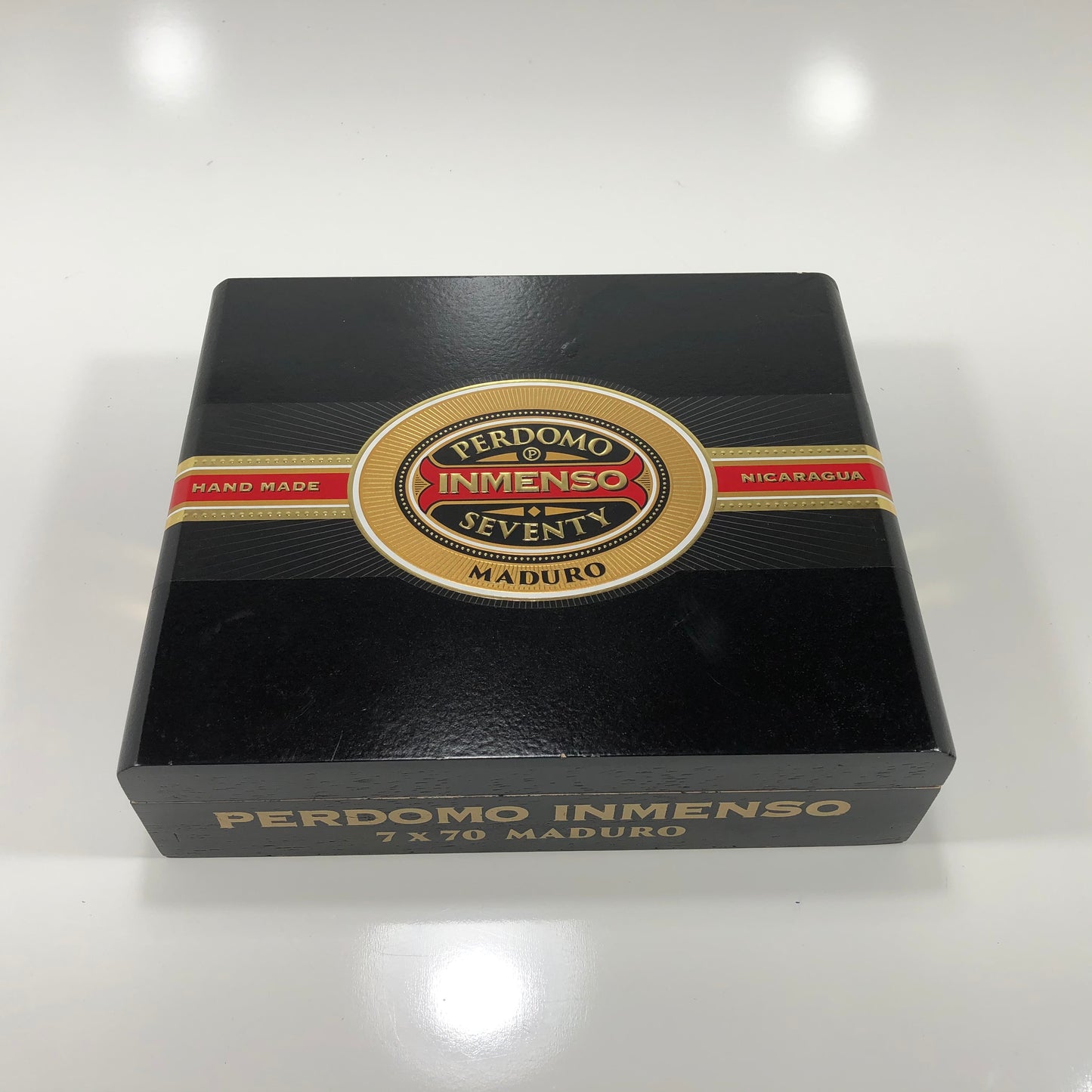 Perdomo Inmenso 7x70 Maduro Empty Wooden Cigar Box 9.75x8x2.75