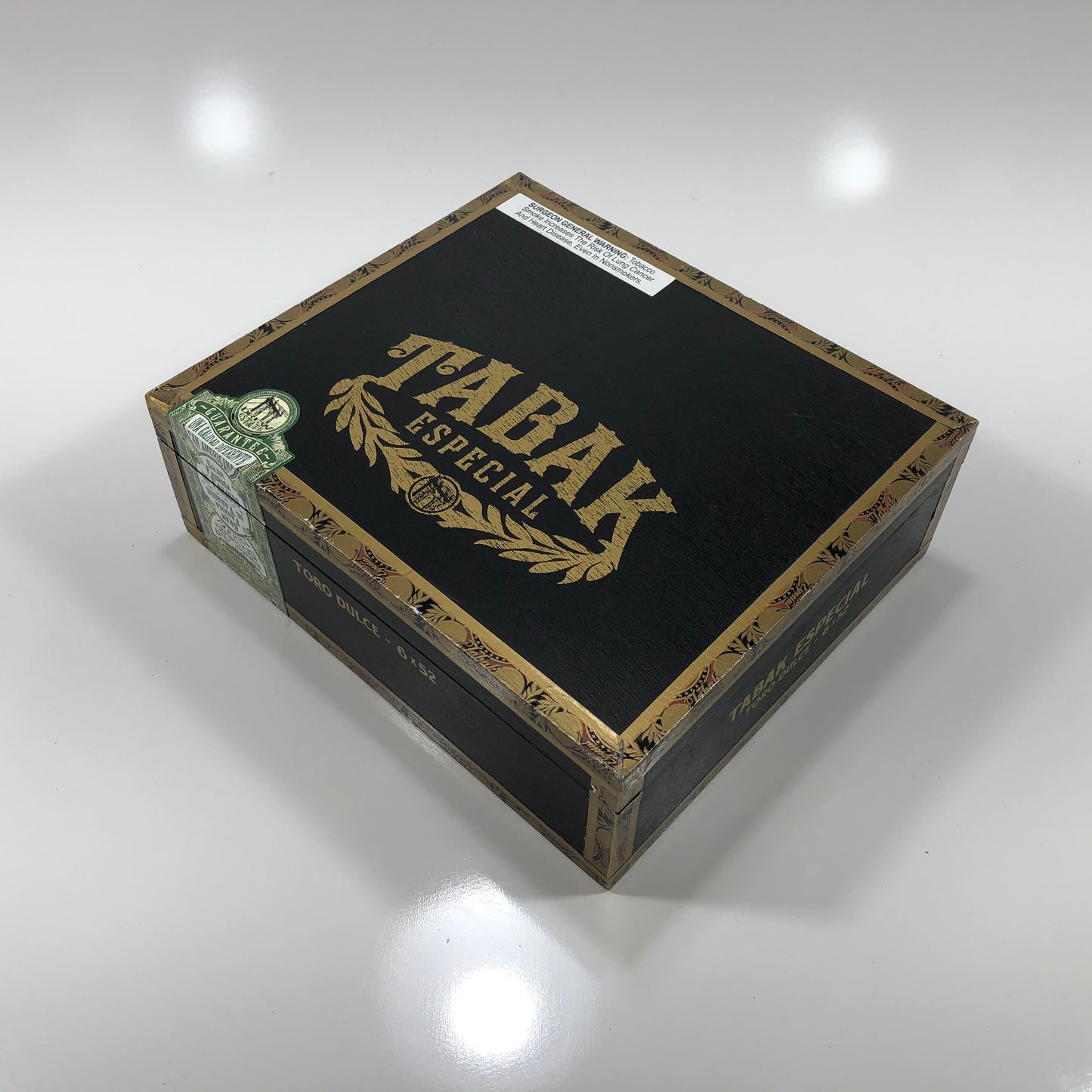 Tabak Especial Toro Empty Wooden Cigar Box 9.25x8x3