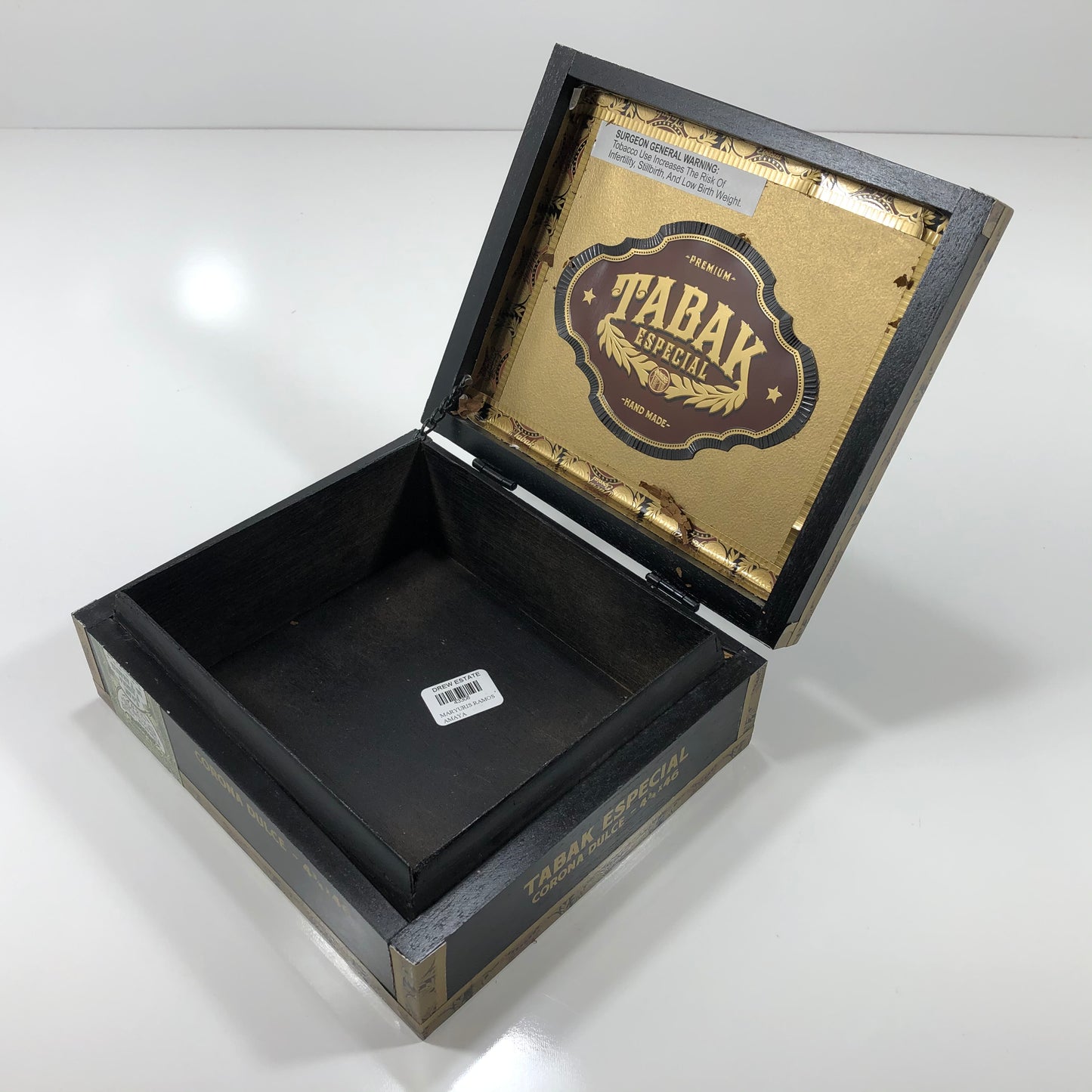 Tabak Especial Corona Empty Wooden Cigar Box 8x7x3