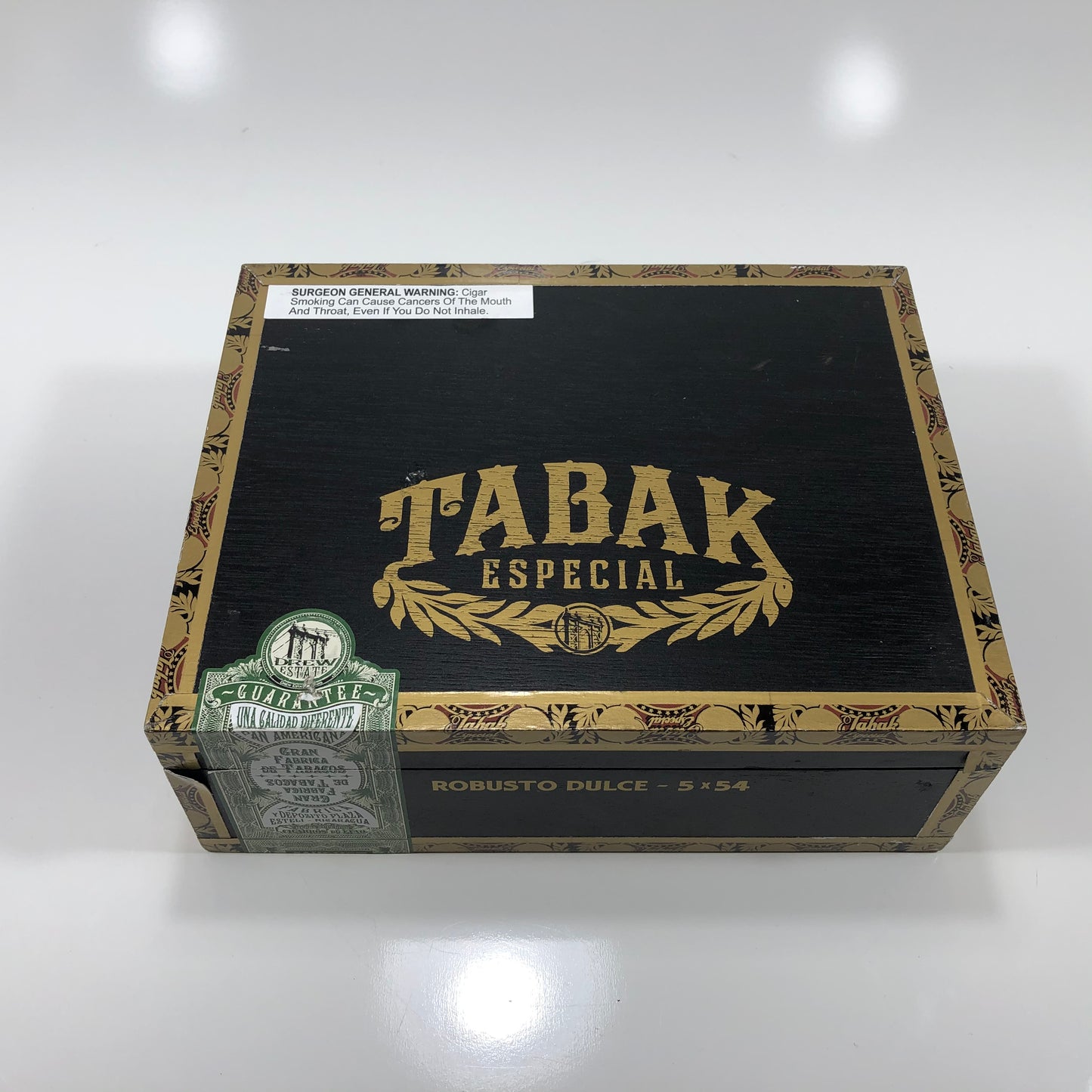 Tabak Especial Robusto Empty Wooden Cigar Box 9x7x3