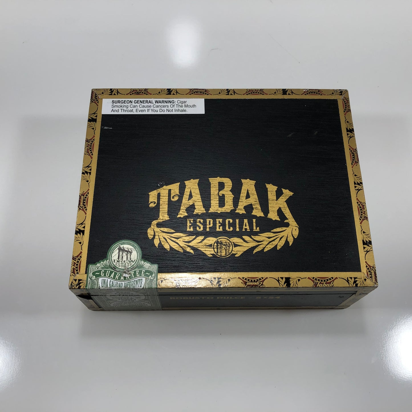 Tabak Especial Robusto Empty Wooden Cigar Box 9x7x3