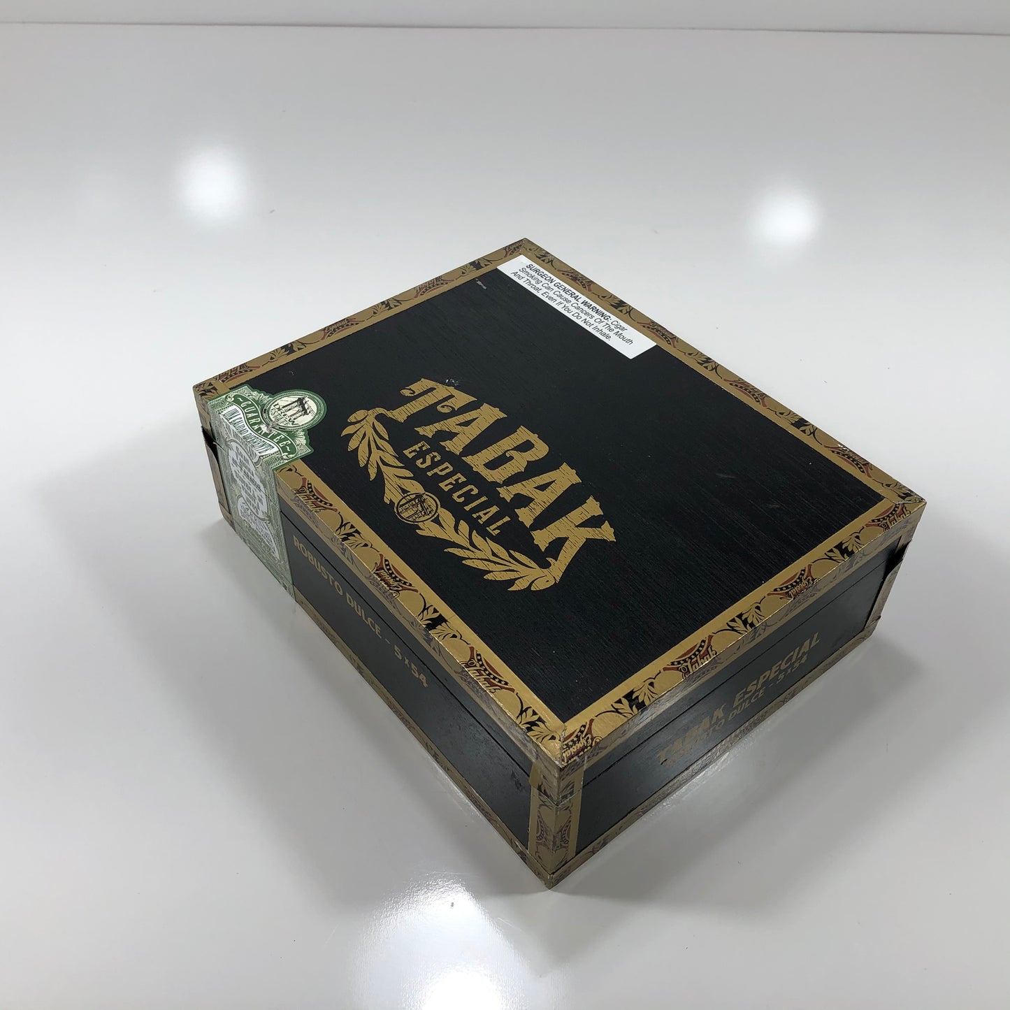 Tabak Especial Robusto Empty Wooden Cigar Box 9x7x3