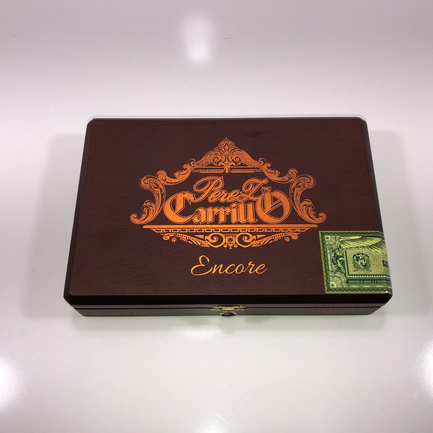 Ep Carrillo El Futuro Empty Wooden Cigar Box 9.25x6.25x2