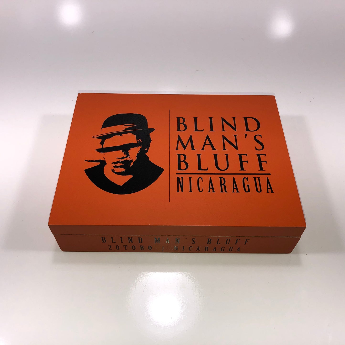 Blind Man’s Bluff Toro Empty Wooden Cigar Box 9x7x2