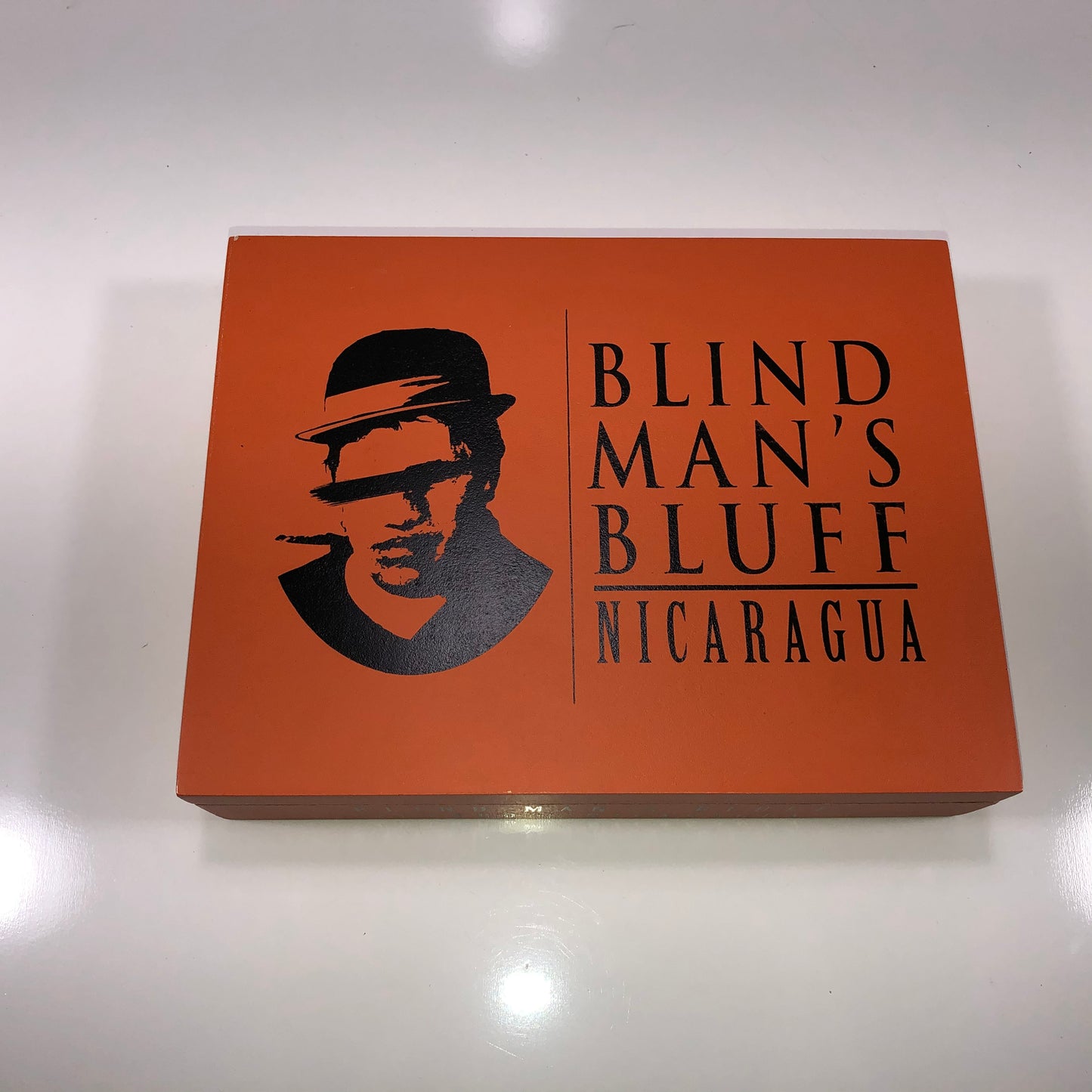 Blind Man’s Bluff Toro Empty Wooden Cigar Box 9x7x2