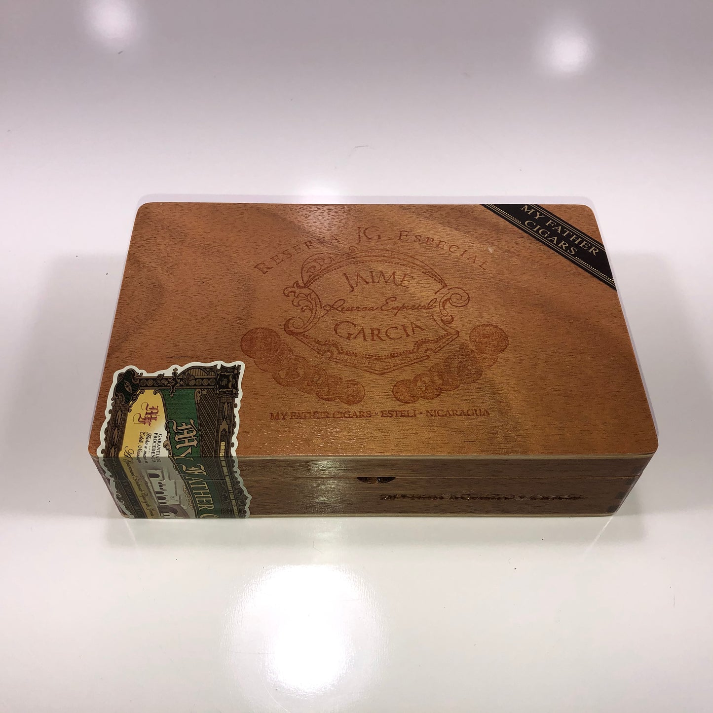 Jamie Garcia Petit Robusto Empty Wooden Cigar Box 8.75x5.5x2.25