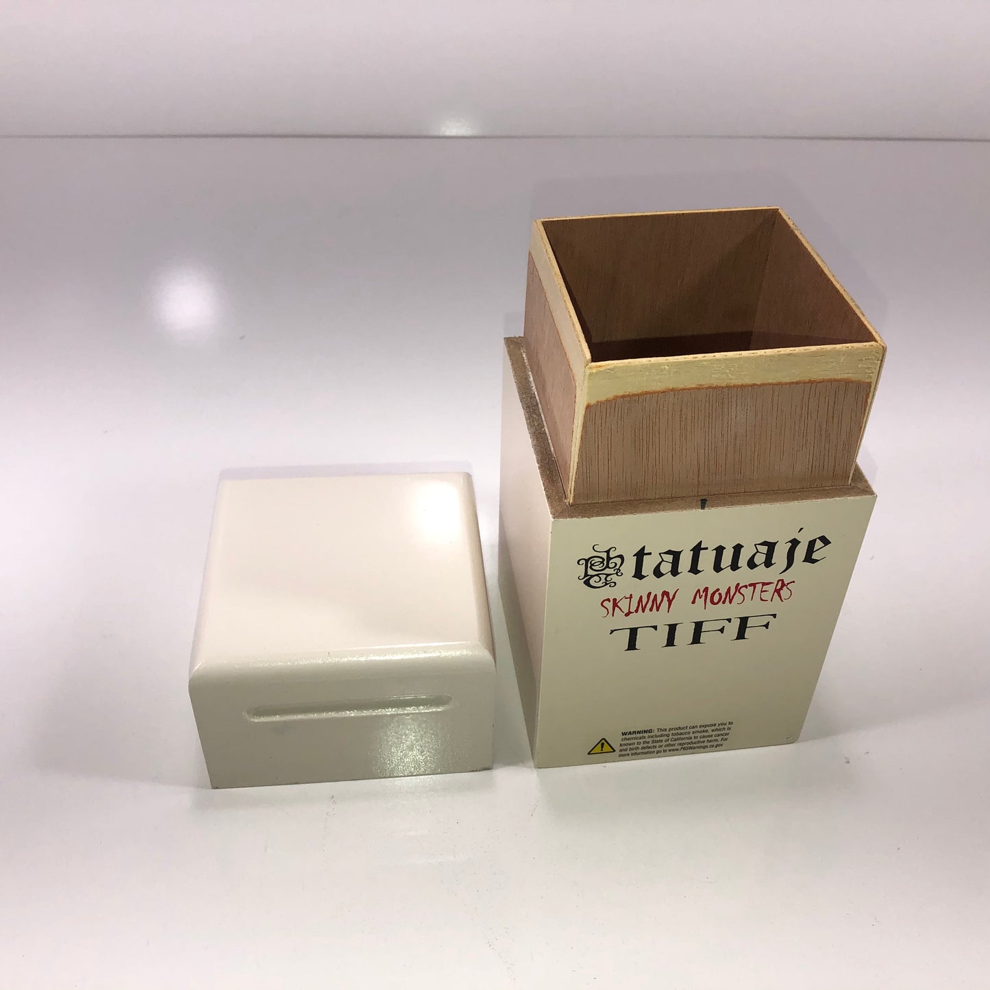 Tatuaje Skinny Monsters Tiff Empty Wooden Cigar Box 4x4x7.25