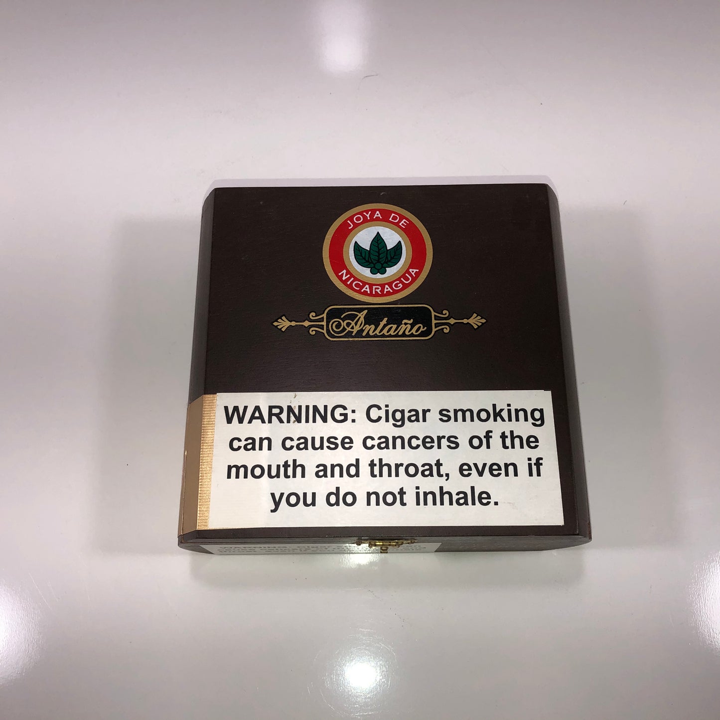 Joya De Nicaragua Robusto Grande Empty Wooden Cigar Box 6.75x6.25x2.5