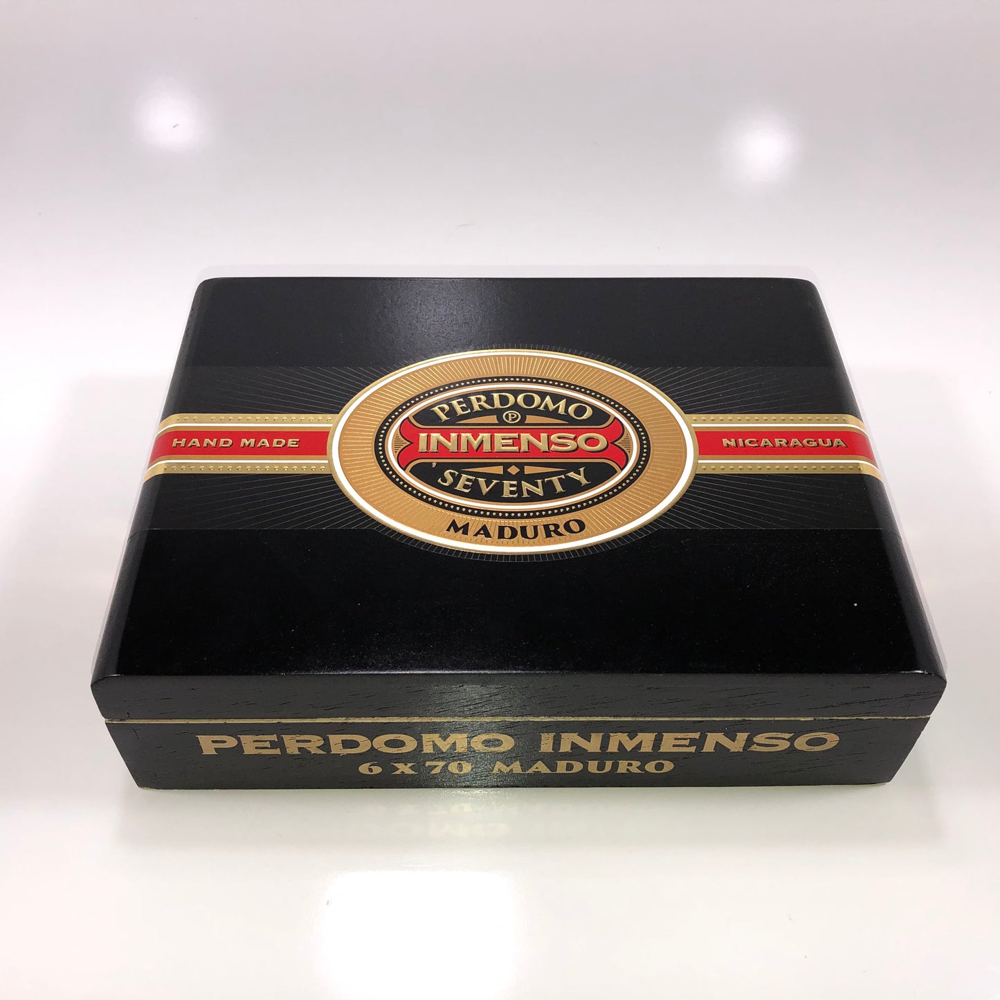 Perdomo Inmenso 6x70 Maduro Empty Wooden Cigar Box 9.75x7x2.75