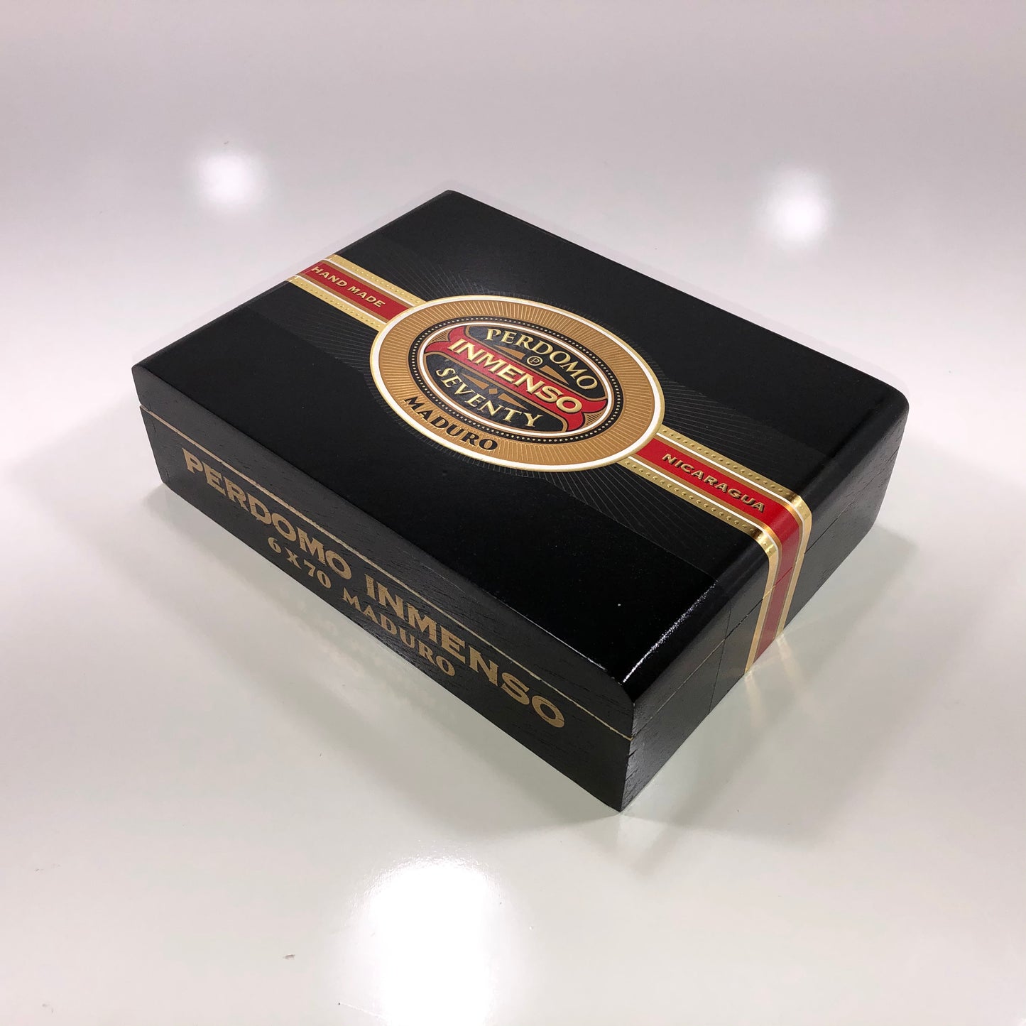 Perdomo Inmenso 6x70 Maduro Empty Wooden Cigar Box 9.75x7x2.75