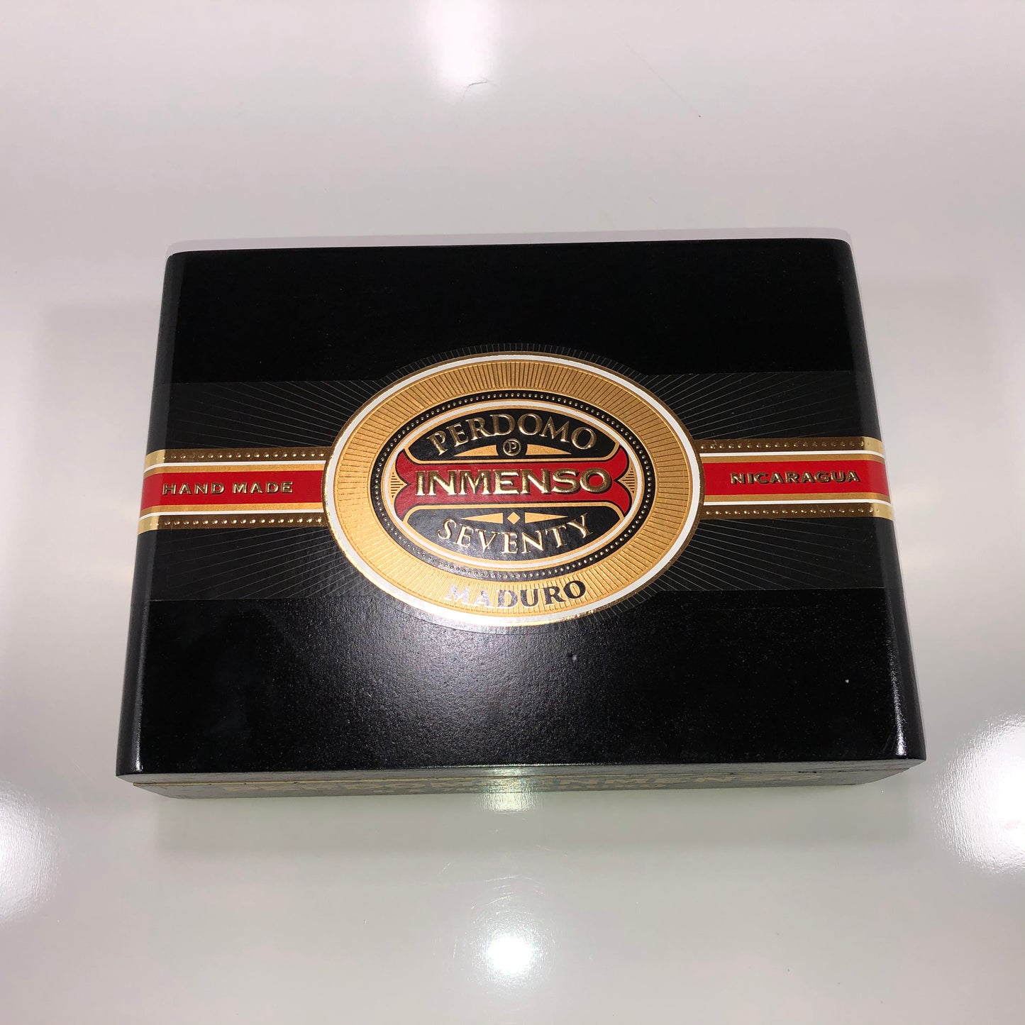 Perdomo Inmenso 6x70 Maduro Empty Wooden Cigar Box 9.75x7x2.75