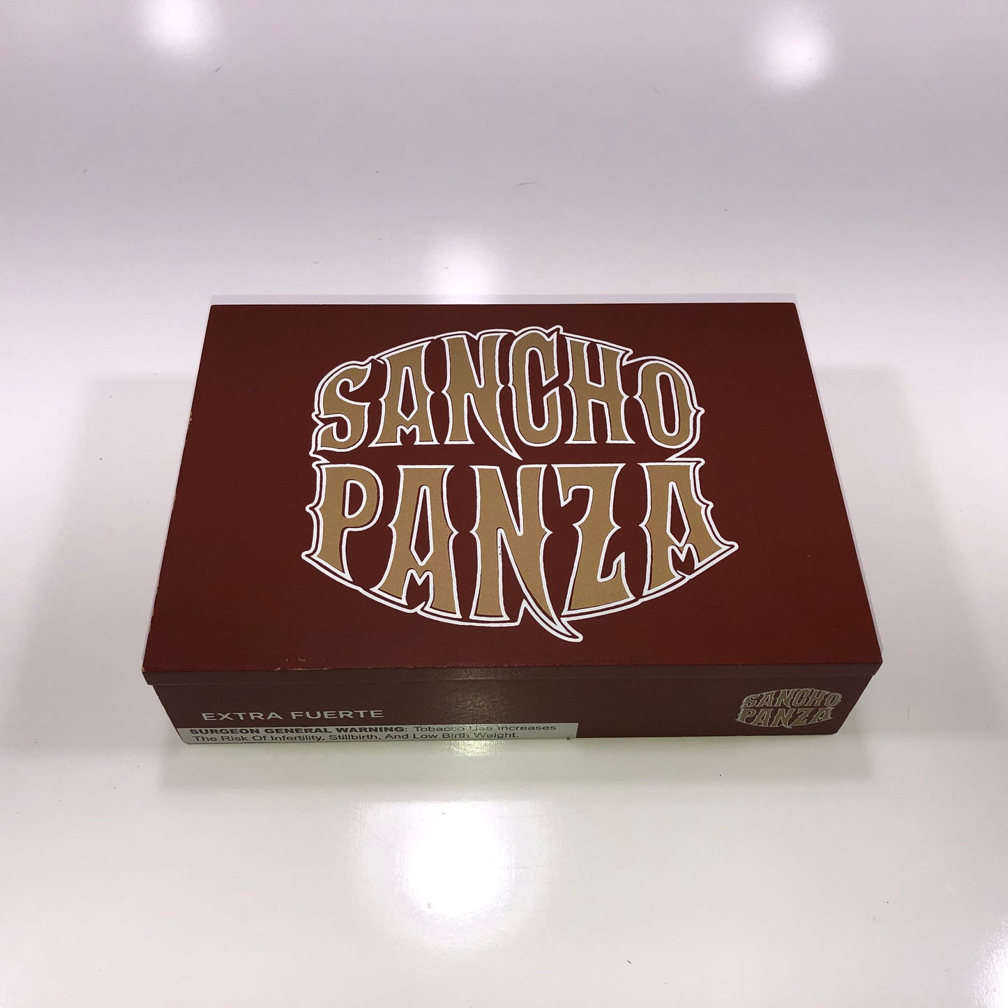 Sancho Panza Extra Fuerte Robusto Empty Wooden Cigar Box 8.75x6.25x2.25