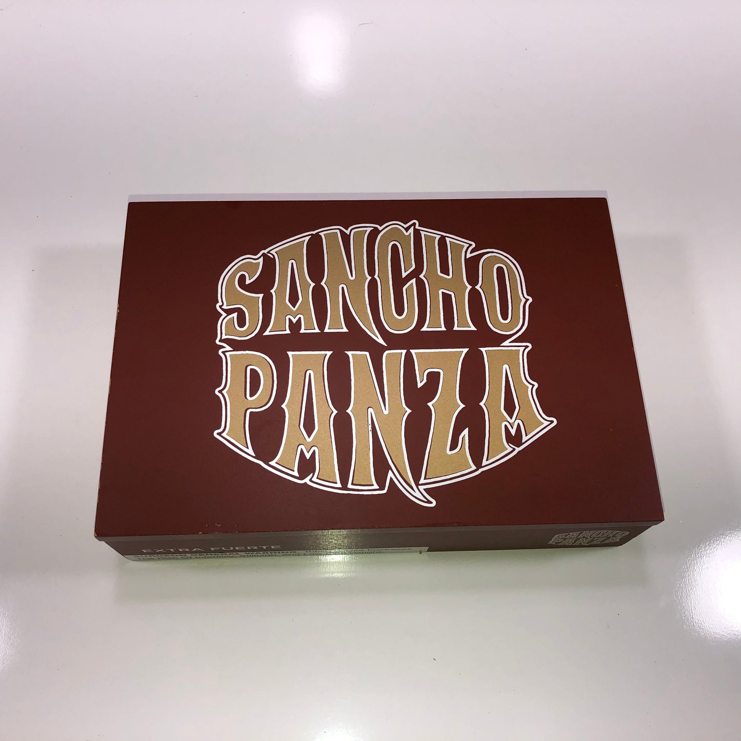 Sancho Panza Extra Fuerte Robusto Empty Wooden Cigar Box 8.75x6.25x2.25