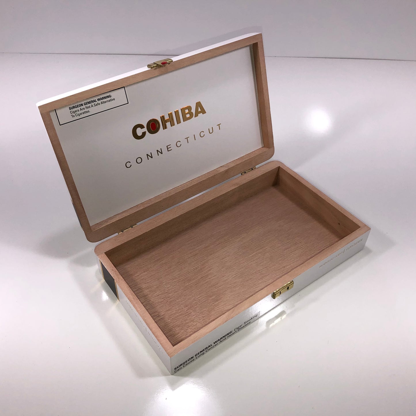 Cohiba Connecticut Robusto Tubo Empty Wooden Cigar Box 11.5x6.75x2