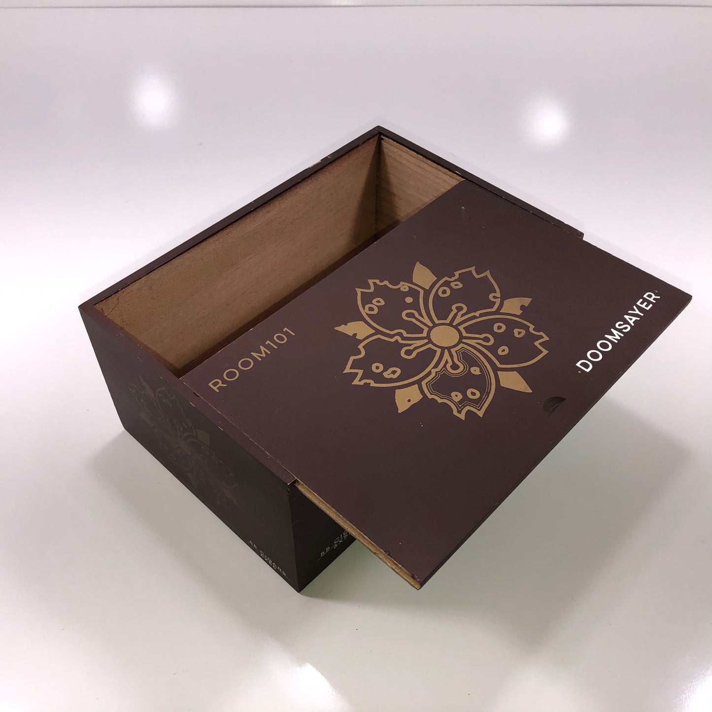 Room 101 Doomsayer Passive Empty Wooden Cigar Box 9.75x6.75x4.75