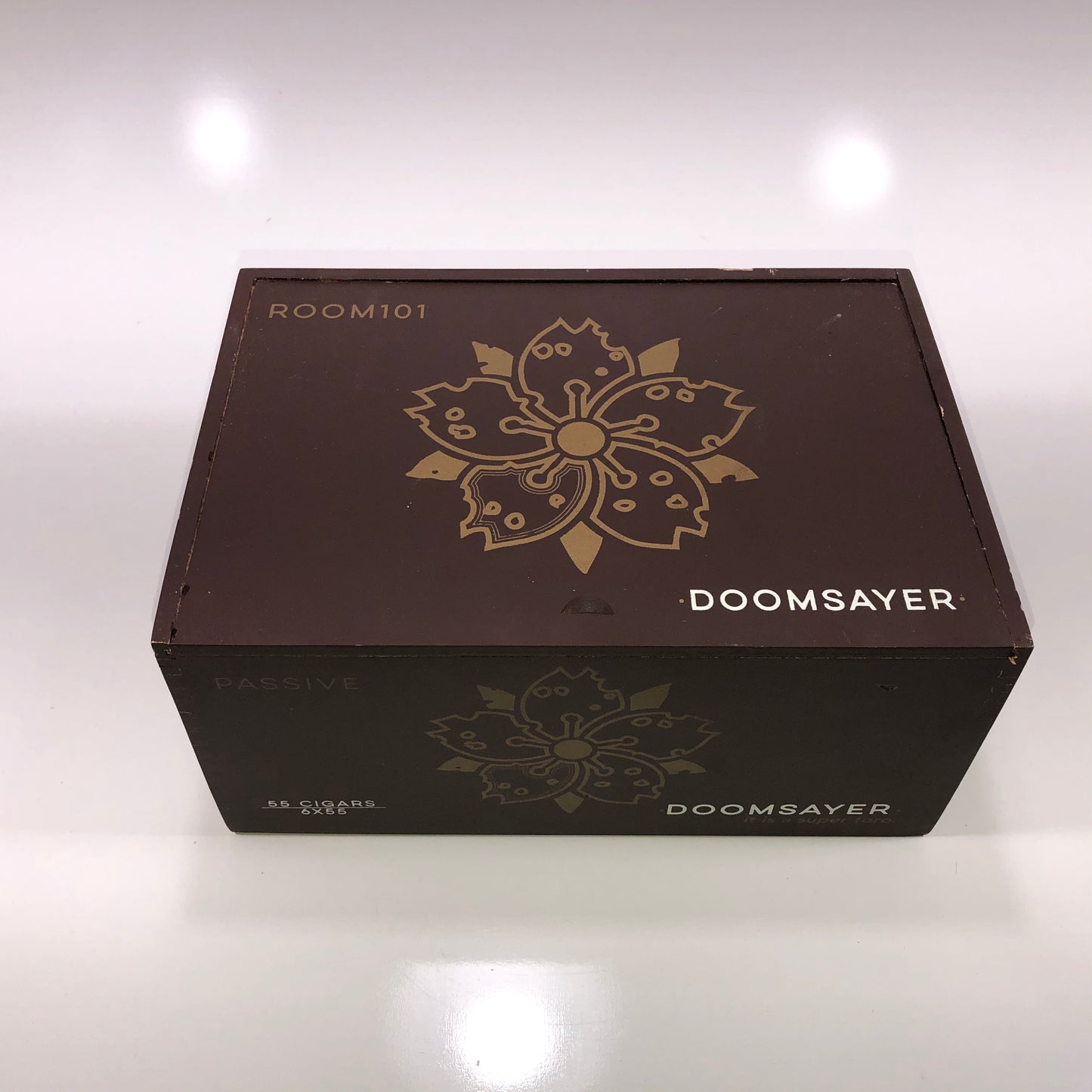 Room 101 Doomsayer Passive Empty Wooden Cigar Box 9.75x6.75x4.75