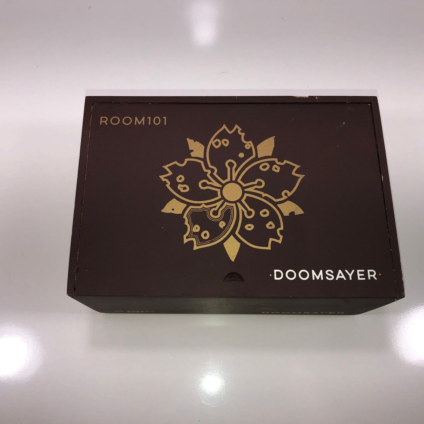 Room 101 Doomsayer Passive Empty Wooden Cigar Box 9.75x6.75x4.75