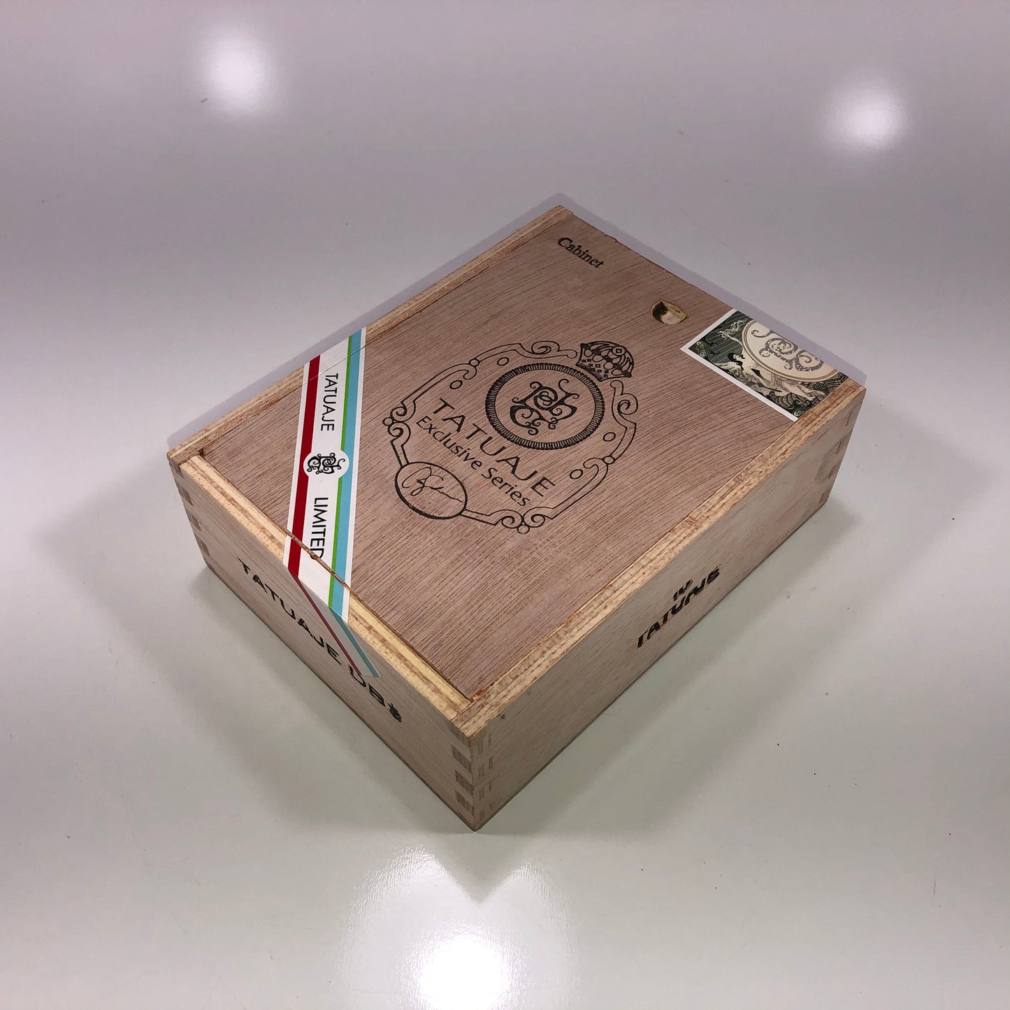 Tatuaje Exclusive Series Empty Wooden Cigar Box 5.25x6.75x2.25