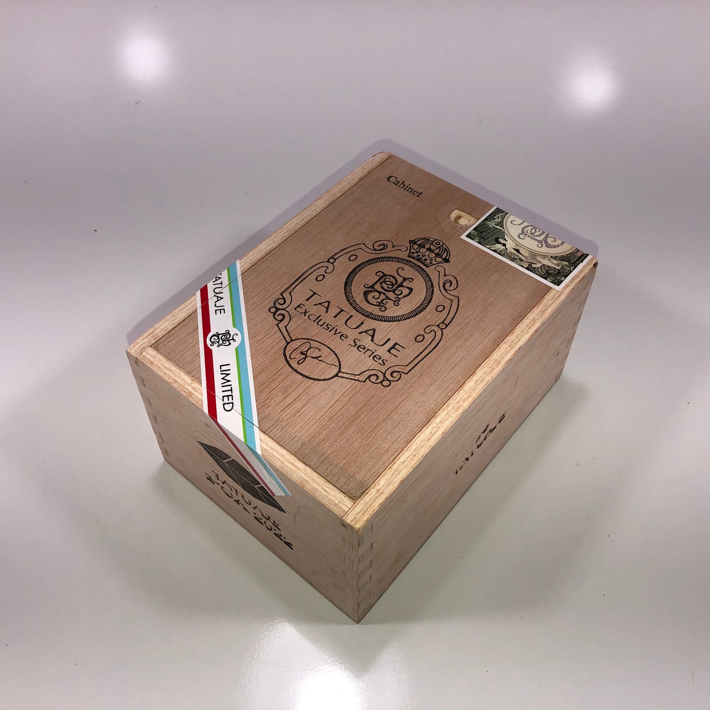 Tatuaje Exclusive Series PCA 2023 Empty Wooden Cigar Box 4.75x7.25x3.75