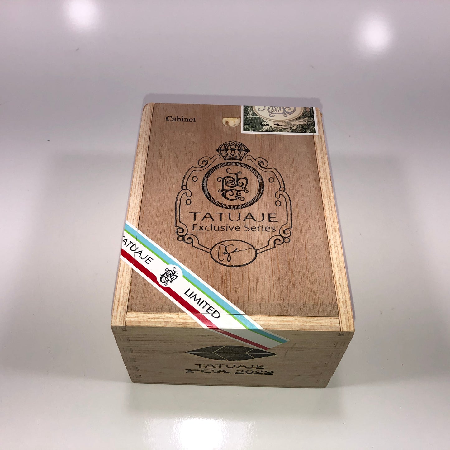 Tatuaje Exclusive Series PCA 2023 Empty Wooden Cigar Box 4.75x7.25x3.75