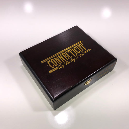 Rocky Patel Connecticut Torpedo Empty Wooden Cigar Box 8.5x7.25x2.25