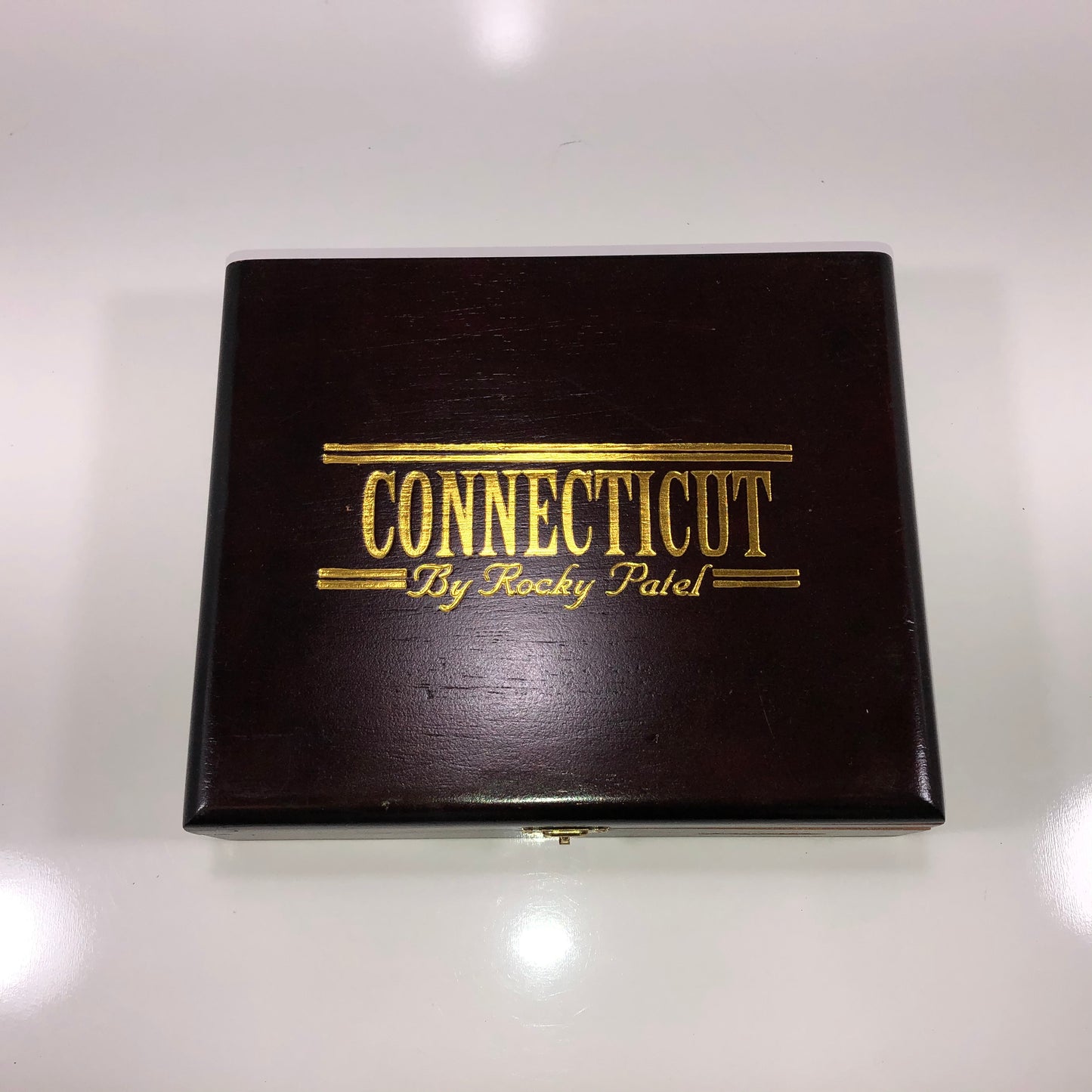 Rocky Patel Connecticut Torpedo Empty Wooden Cigar Box 8.5x7.25x2.25