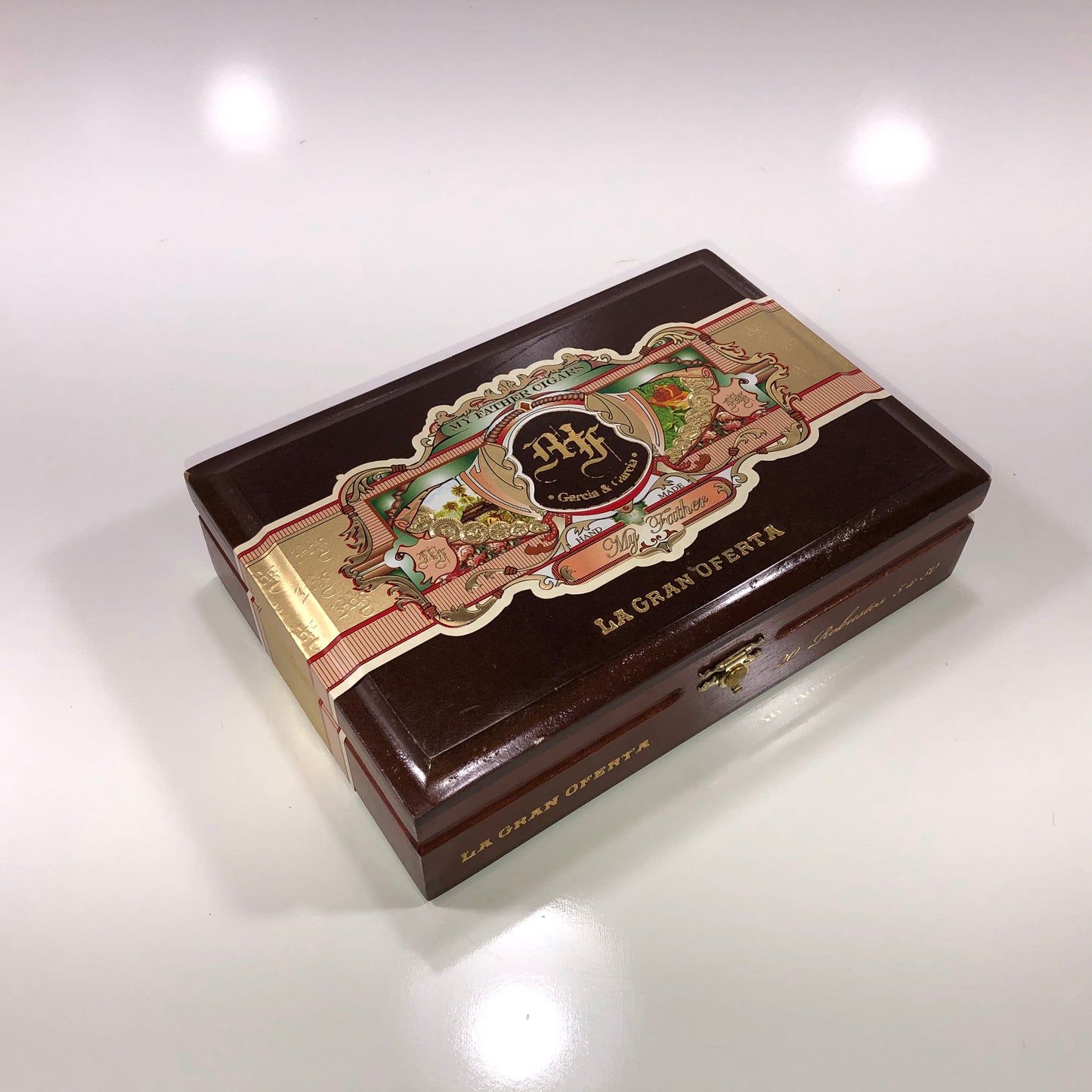 My Father Cigars La Gran Oferta Robusto Empty Wooden Cigar Box 8.75x6x2.25