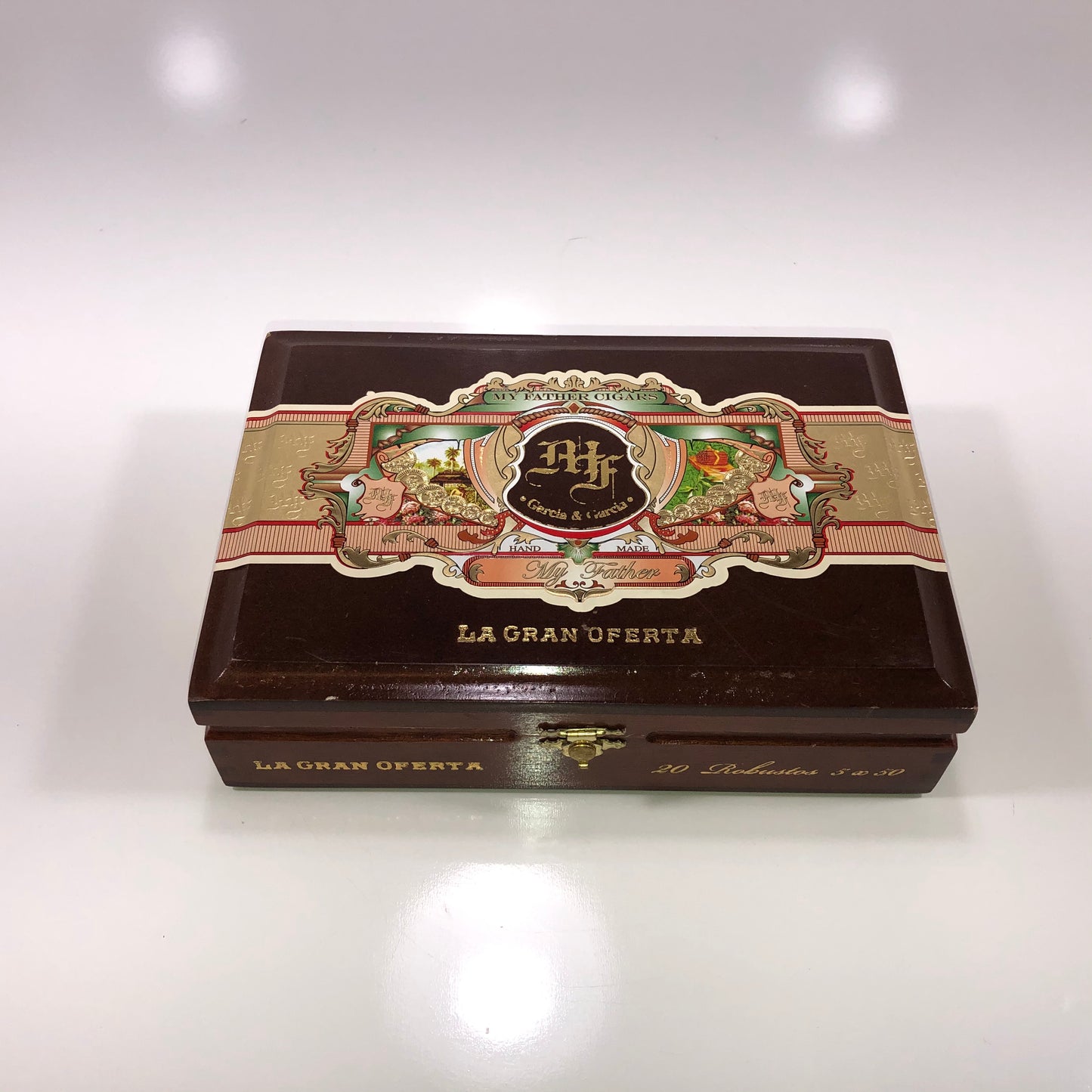 My Father Cigars La Gran Oferta Robusto Empty Wooden Cigar Box 8.75x6x2.25