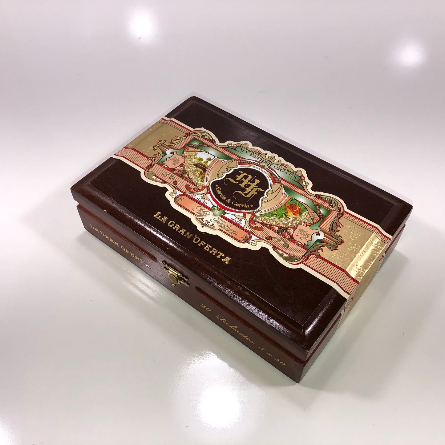 My Father Cigars La Gran Oferta Robusto Empty Wooden Cigar Box 8.75x6x2.25