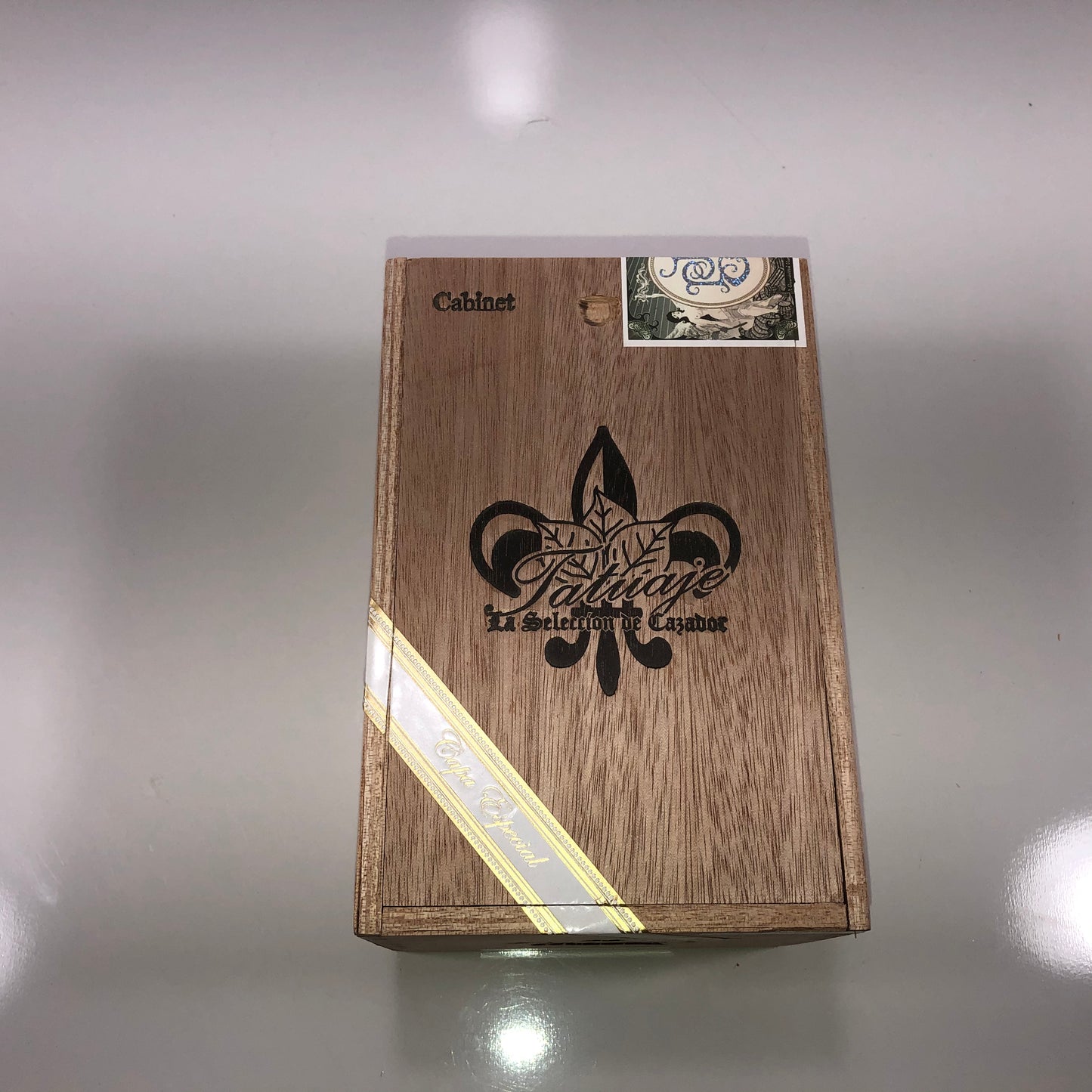 Tatuaje Cojonu 2012 Empty Wooden Cigar Box 4.75x7.25x4