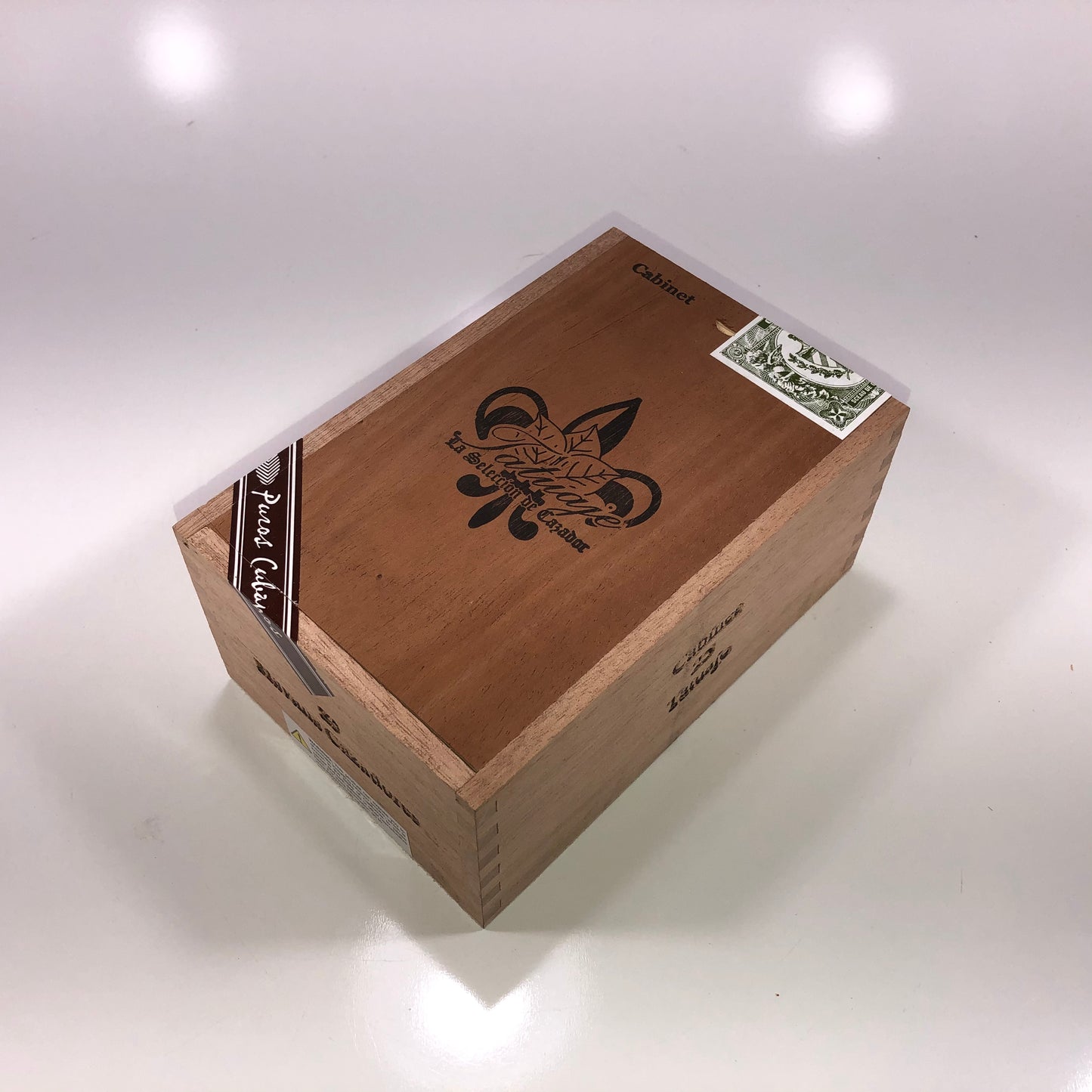 Tatuaje Cazadores Empty Wooden Cigar Box 4.75x7.25x3.25