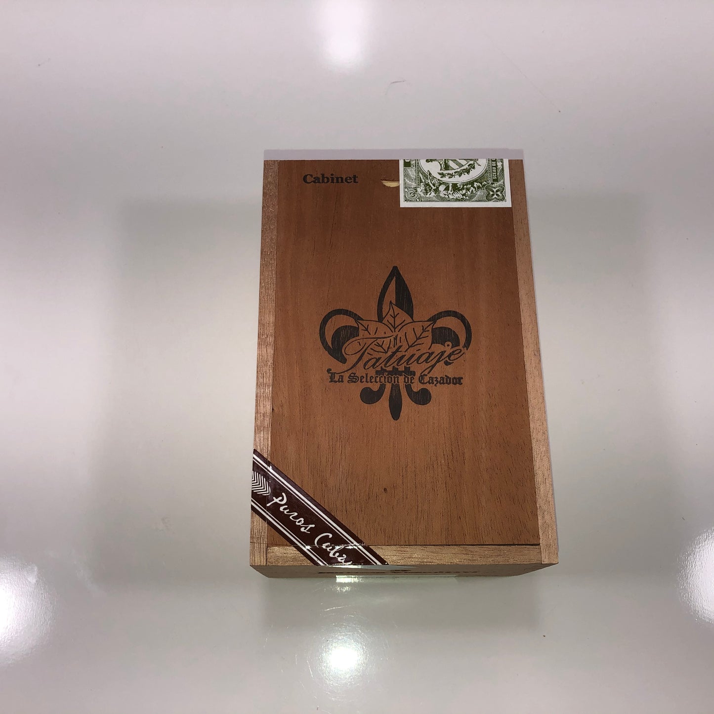 Tatuaje Cazadores Empty Wooden Cigar Box 4.75x7.25x3.25