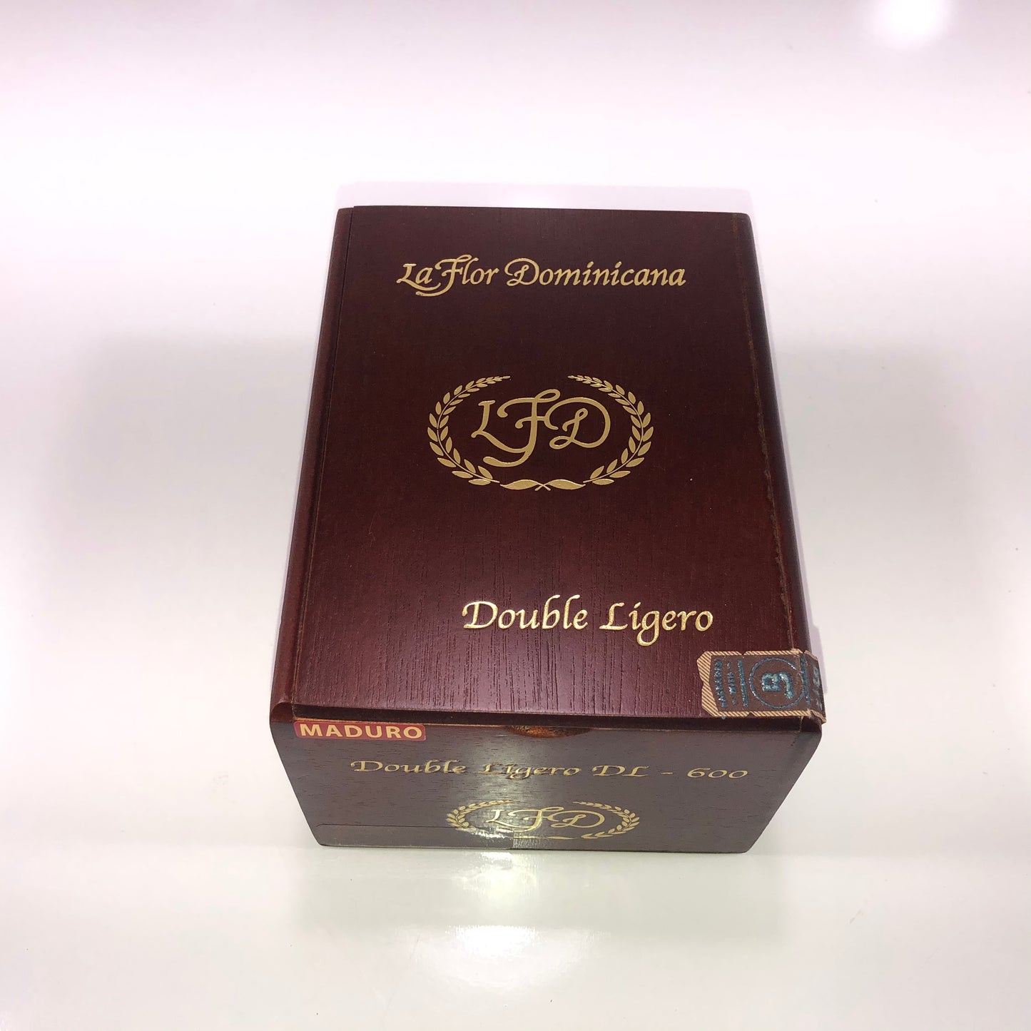 LFD DL600 Empty Wooden Cigar Box 4.5x6x3.5