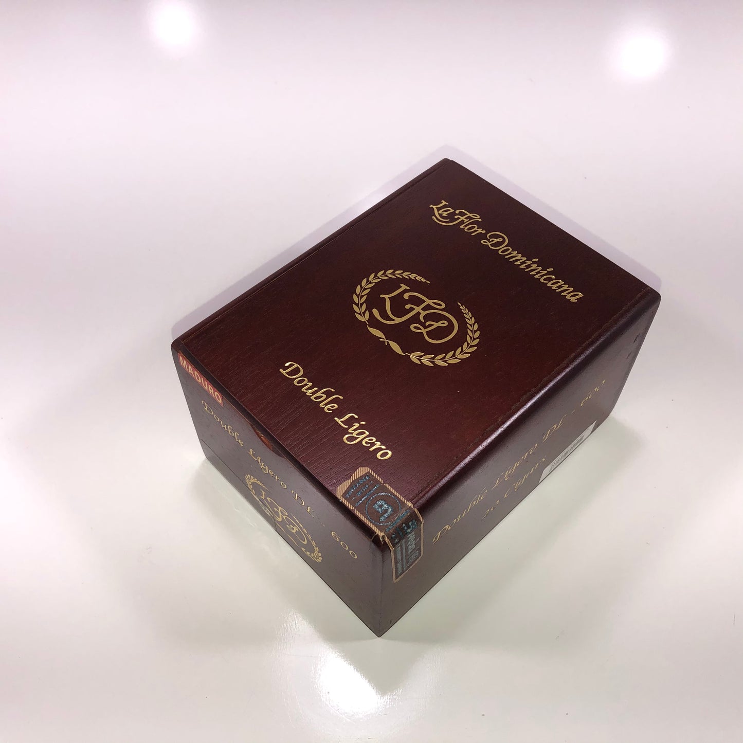 LFD DL600 Empty Wooden Cigar Box 4.5x6x3.5