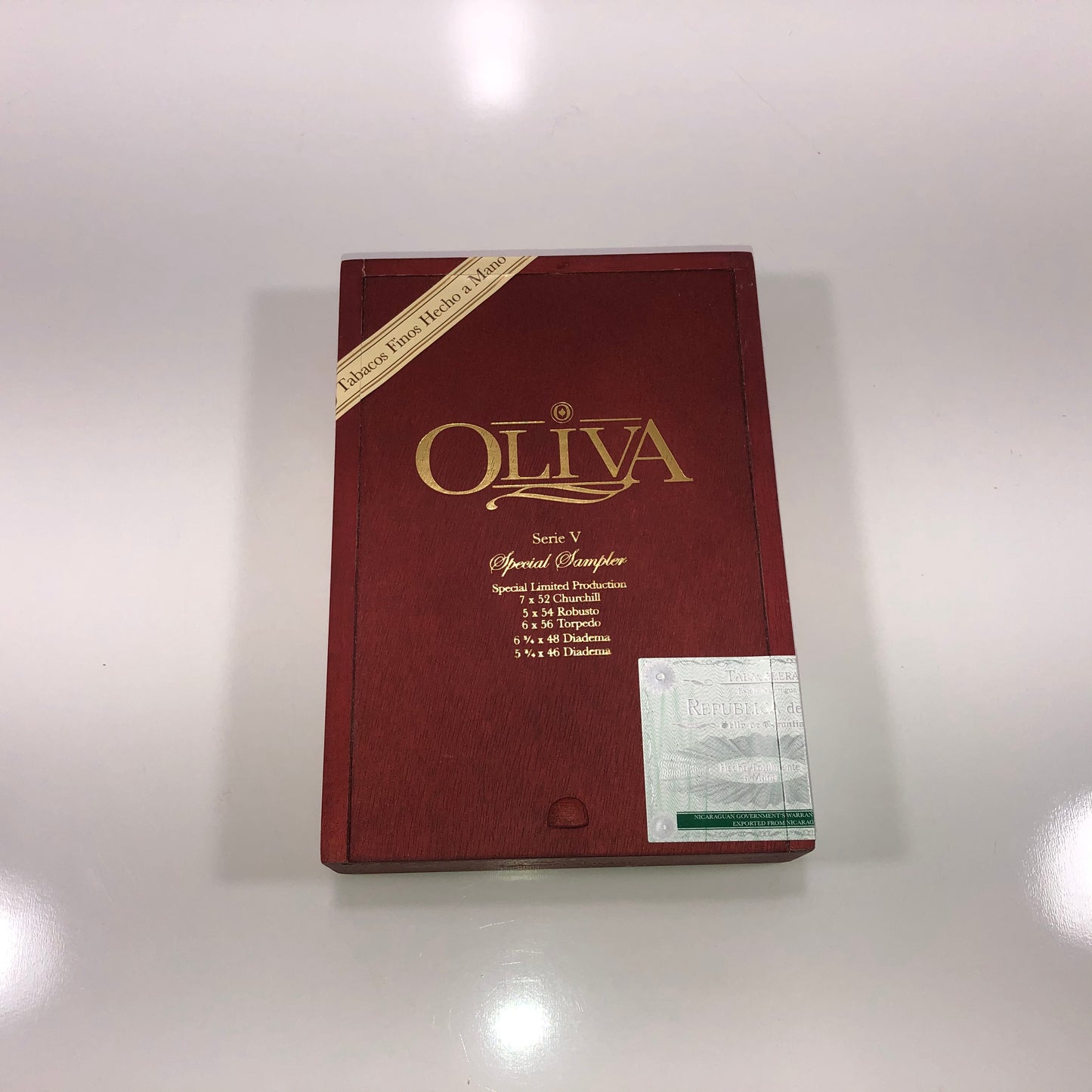 Oliva Special Sampler Empty Wooden Cigar Box 5.5x8x1.5