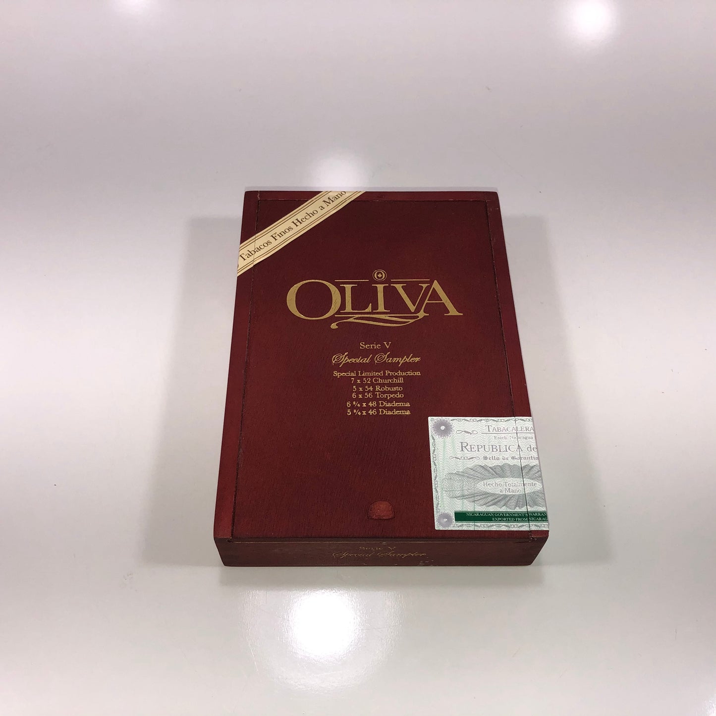 Oliva Special Sampler Empty Wooden Cigar Box 5.5x8x1.5