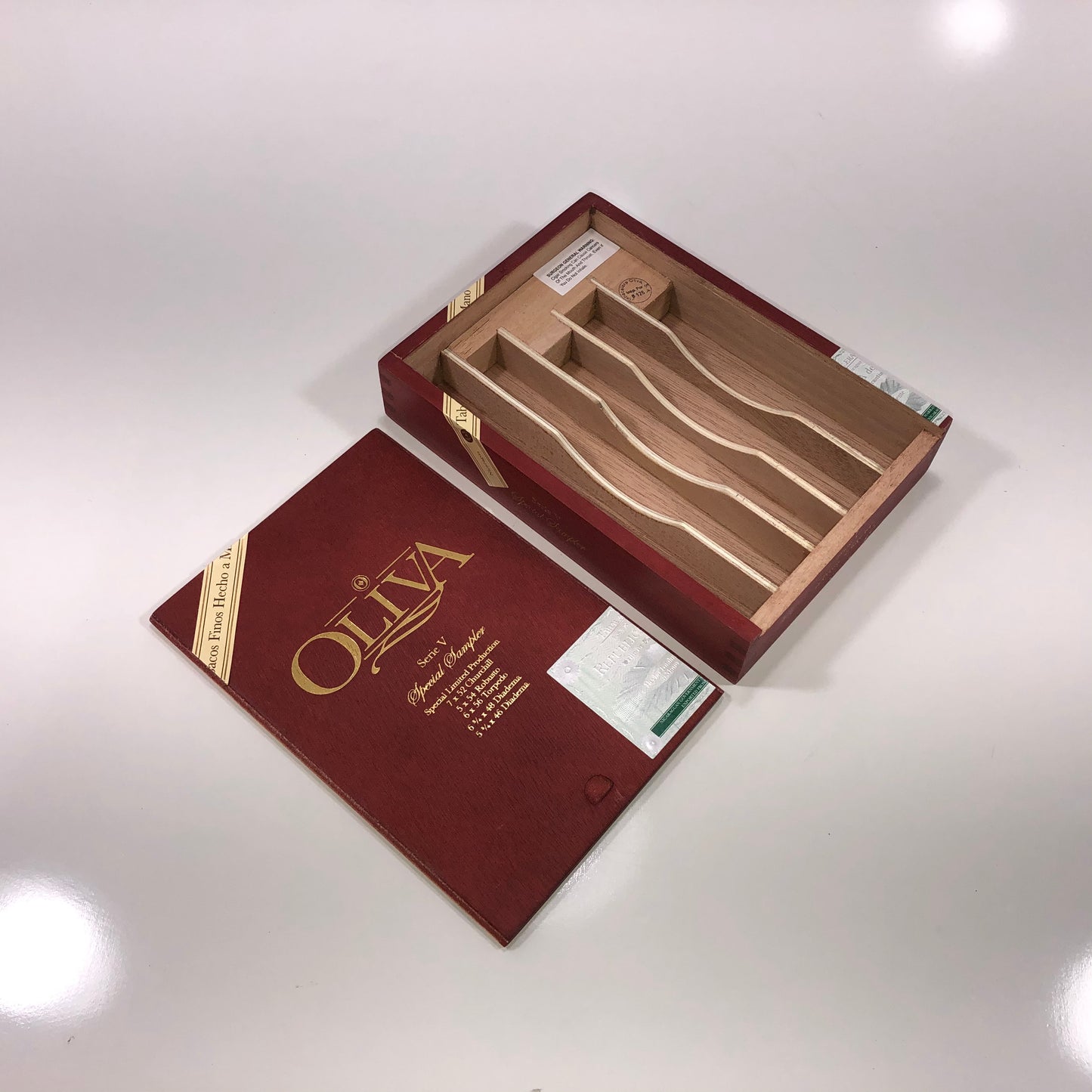 Oliva Special Sampler Empty Wooden Cigar Box 5.5x8x1.5